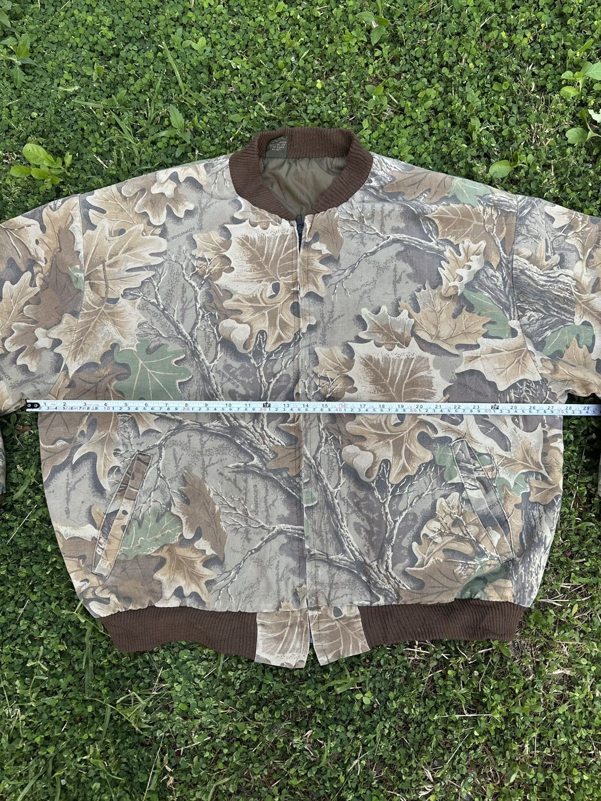 Mossy Oaks × Vintage Crazy Vintage 00s Realtree Camo Rare Bomber Jacket Size US XL / EU 56 / 4 - 2 Thumbnail