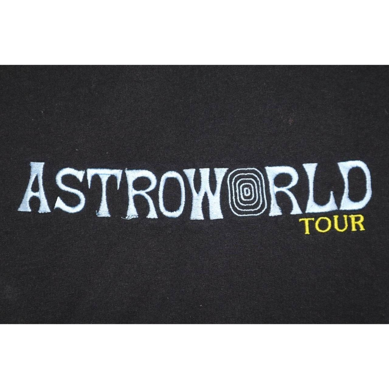 Vintage TRAVIS SCOTT Astroworld Tour Hoodie Men's L Black Wish You Size US L / EU 52-54 / 3 - 5 Thumbnail