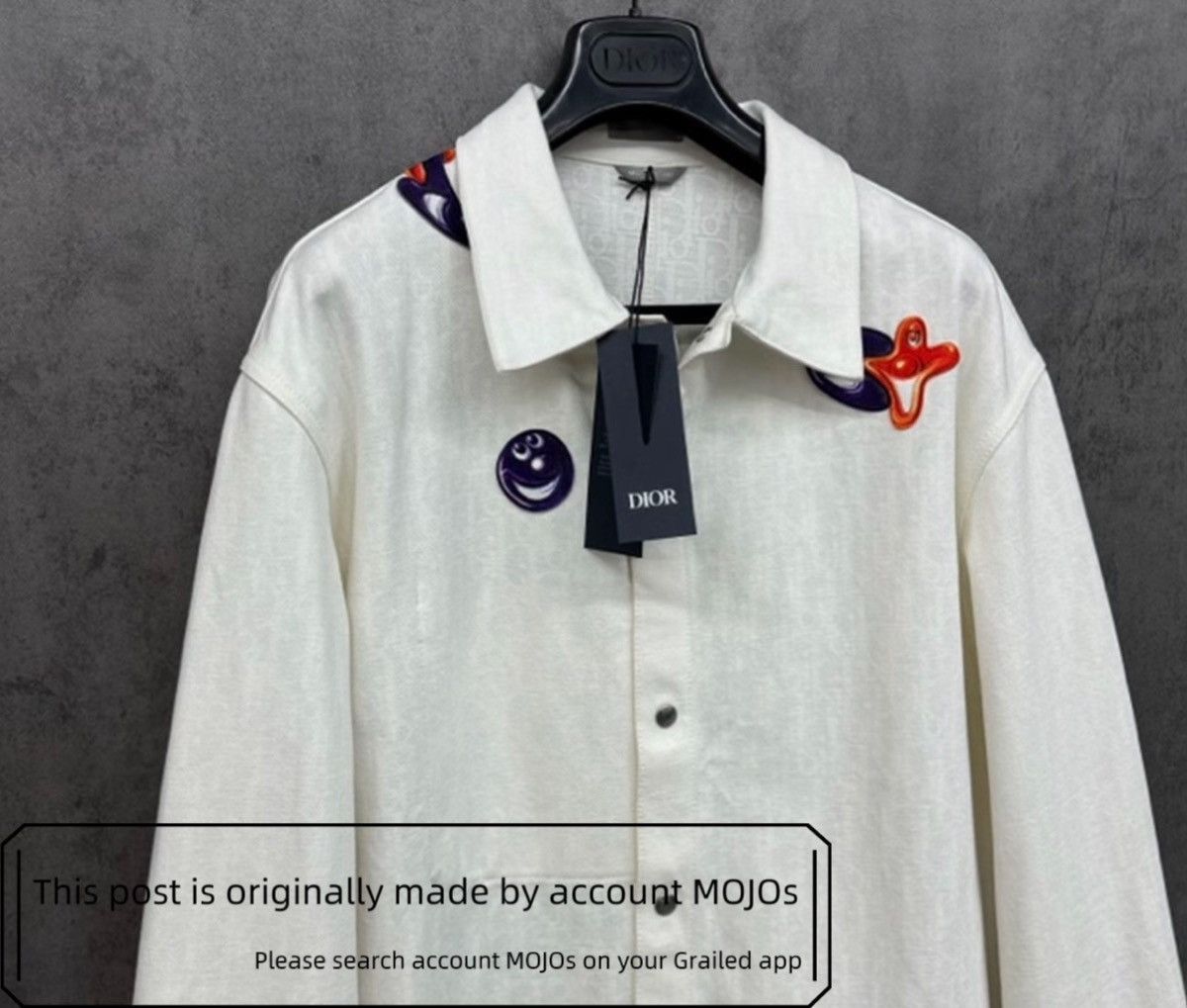 Dior Sz 50 Dior Monogram Smile Ghost Light Jacket mojos1343 Size US M / EU 48-50 / 2 - 2 Thumbnail
