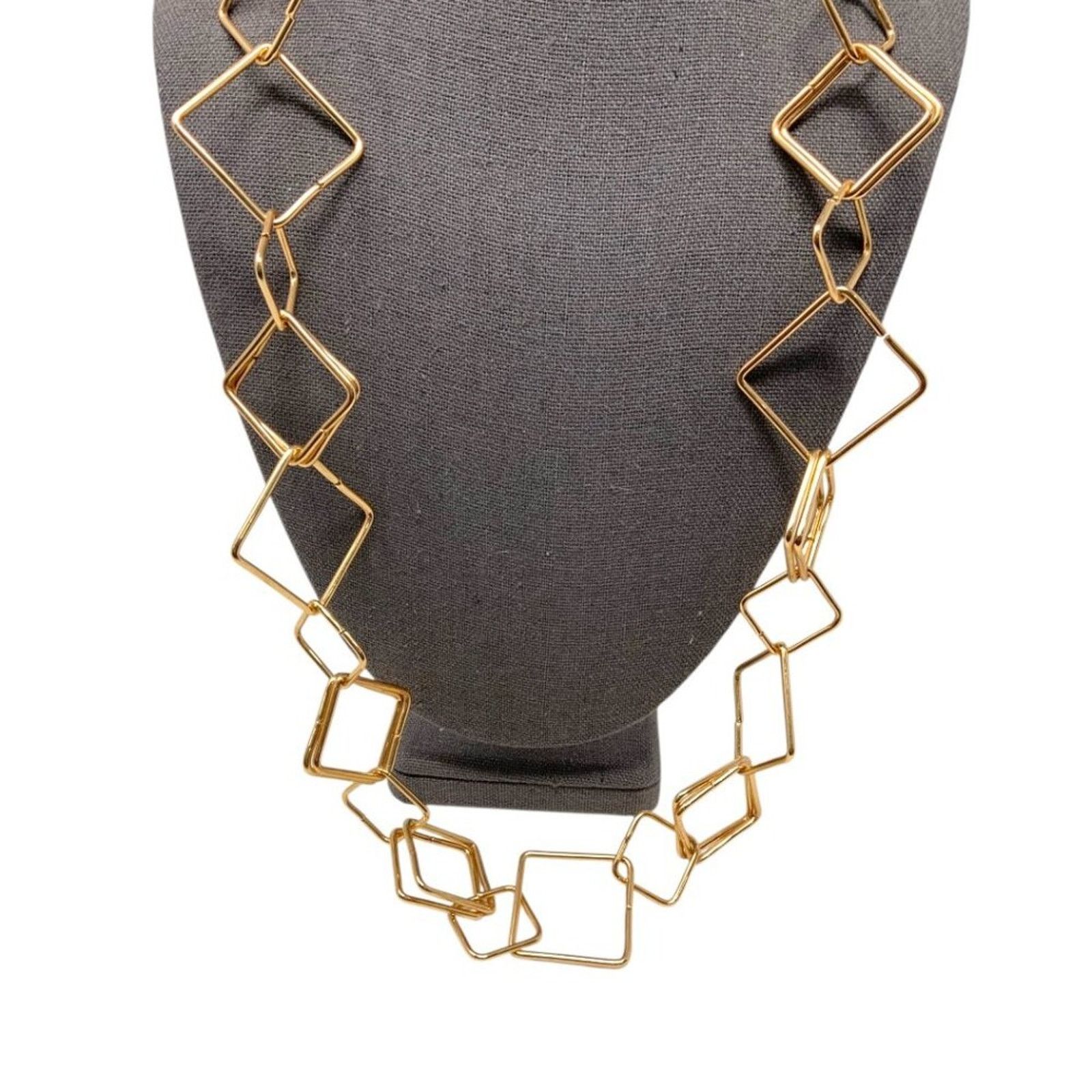 Other Gold Tone Square Link Chain Necklace Size ONE SIZE - 2 Thumbnail