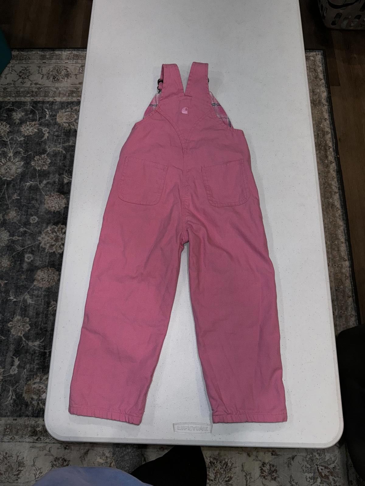 Carhartt Carhartt Kids' Pink Overalls 4T Size XXS / US 00 / IT 34 - 6 Thumbnail