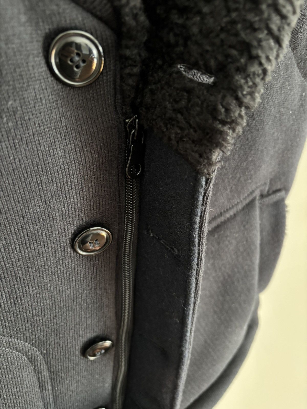 Blue Blue Japan Blue Blue Japan men's black cotton gilet made in Japan Size US S / EU 44-46 / 1 - 4 Thumbnail