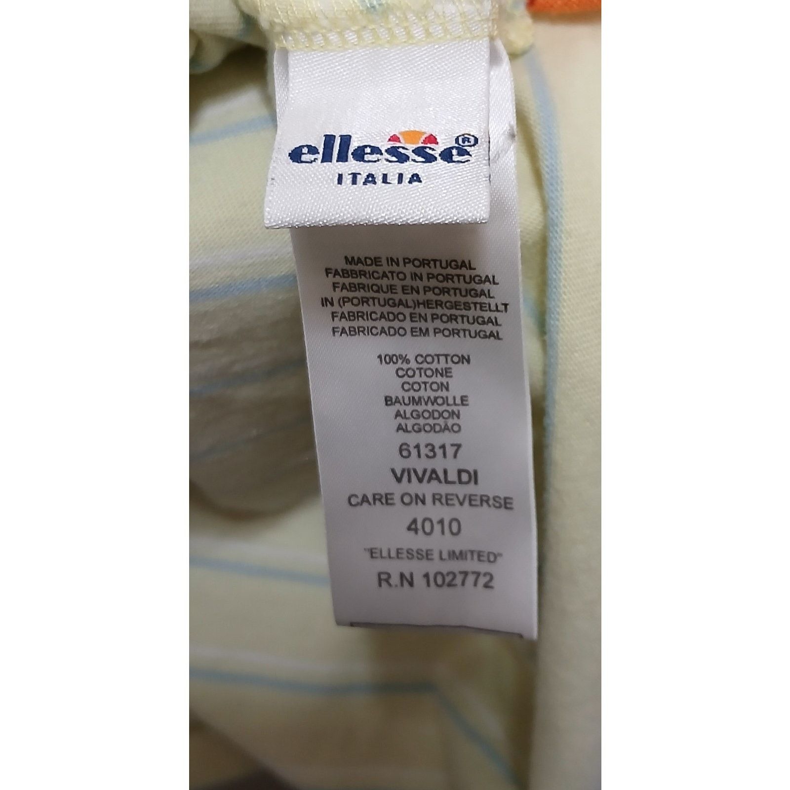 Ellesse Ellesse Italia Portofino Polo Shirt L Men Striped Yachtycore Size US L / EU 52-54 / 3 - 9 Thumbnail