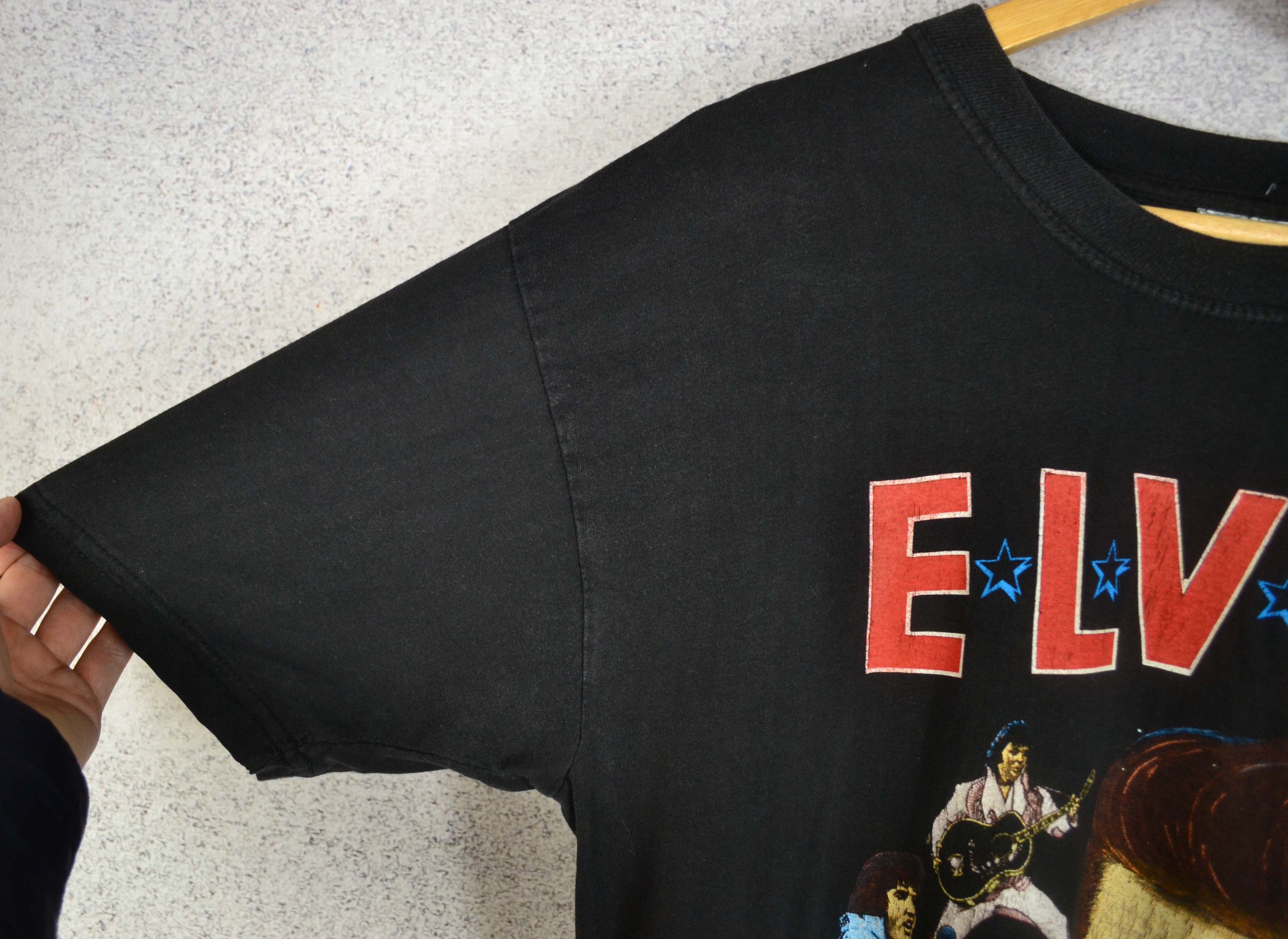 Band Tees Elvis Presley Great Elvis Vintage T-shirt L big logo Size US L / EU 52-54 / 3 - 3 Thumbnail