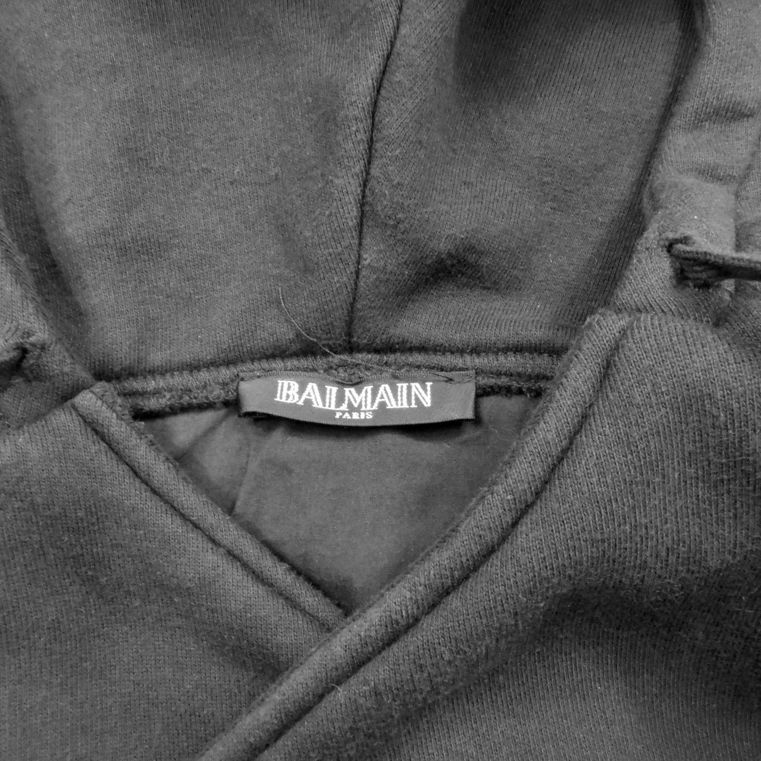 Balmain BALMAIN ASYMMETRICAL MOCK NECK ZIP-HOODIE Size US S / EU 44-46 / 1 - 3 Thumbnail