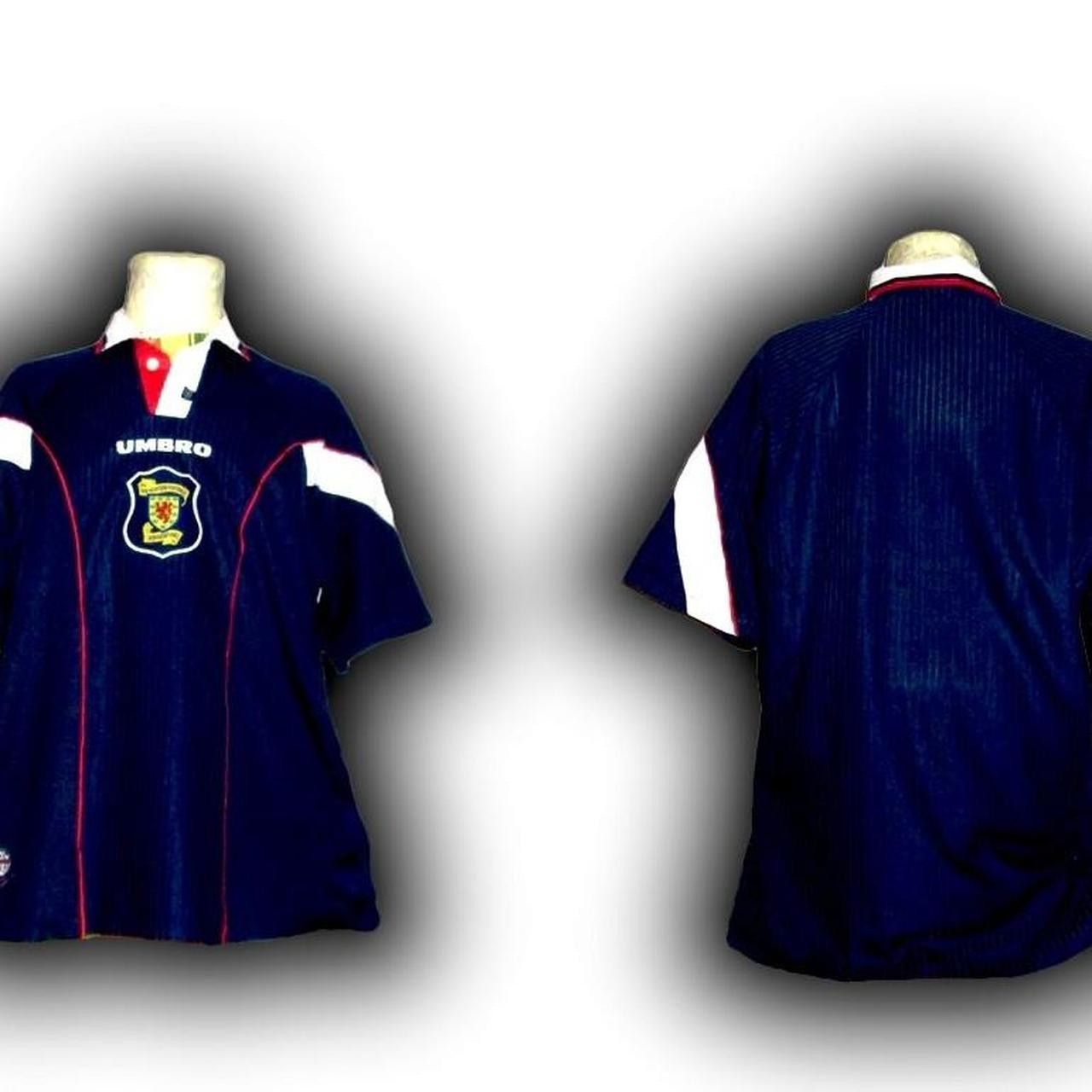 Umbro Scotland 1996 1997 Qualification Home Shirt jersey Size US XL / EU 56 / 4 - 2 Thumbnail