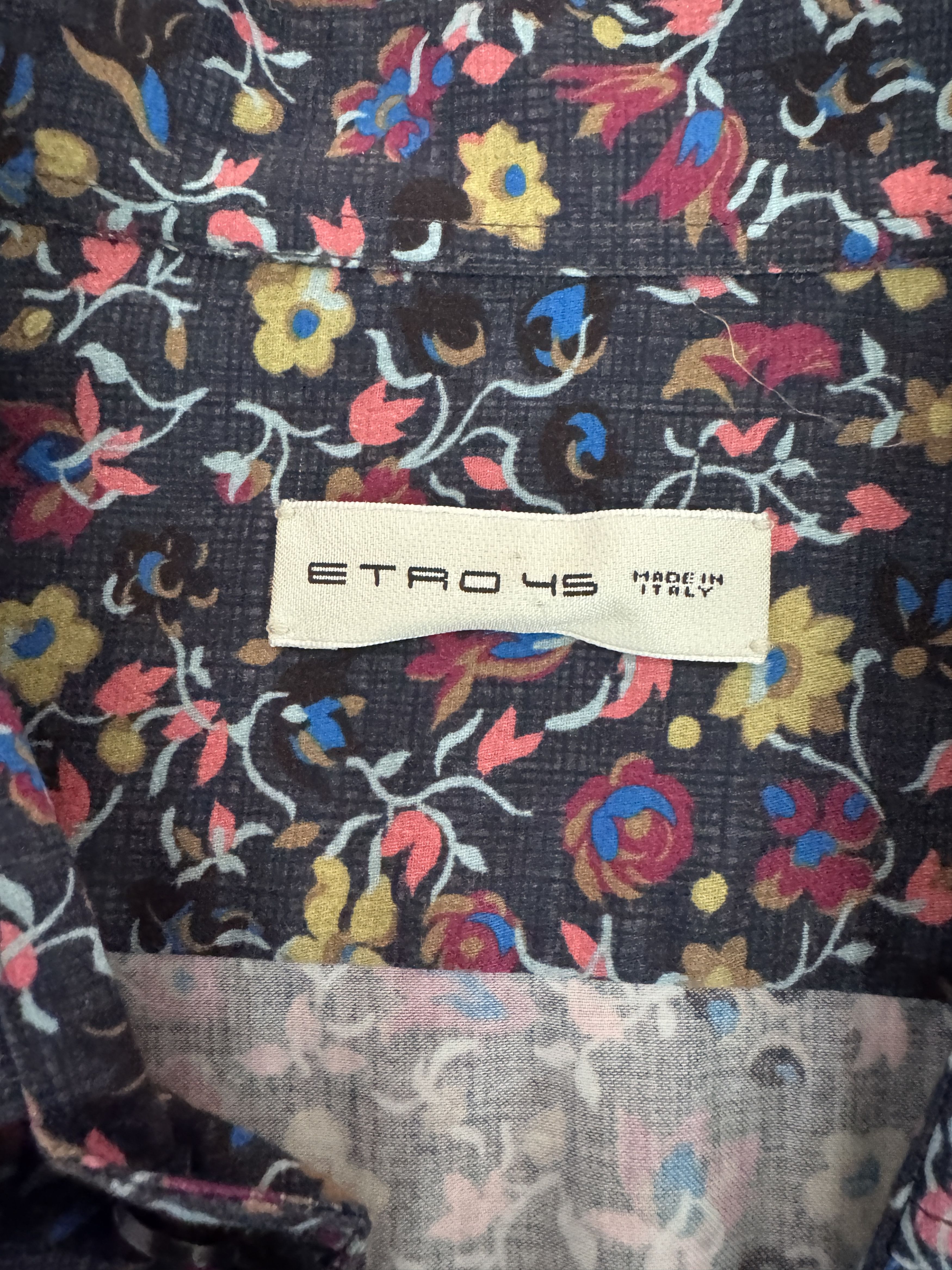 Etro Paisley multicolor shirt Size US XL / EU 56 / 4 - 2 Thumbnail