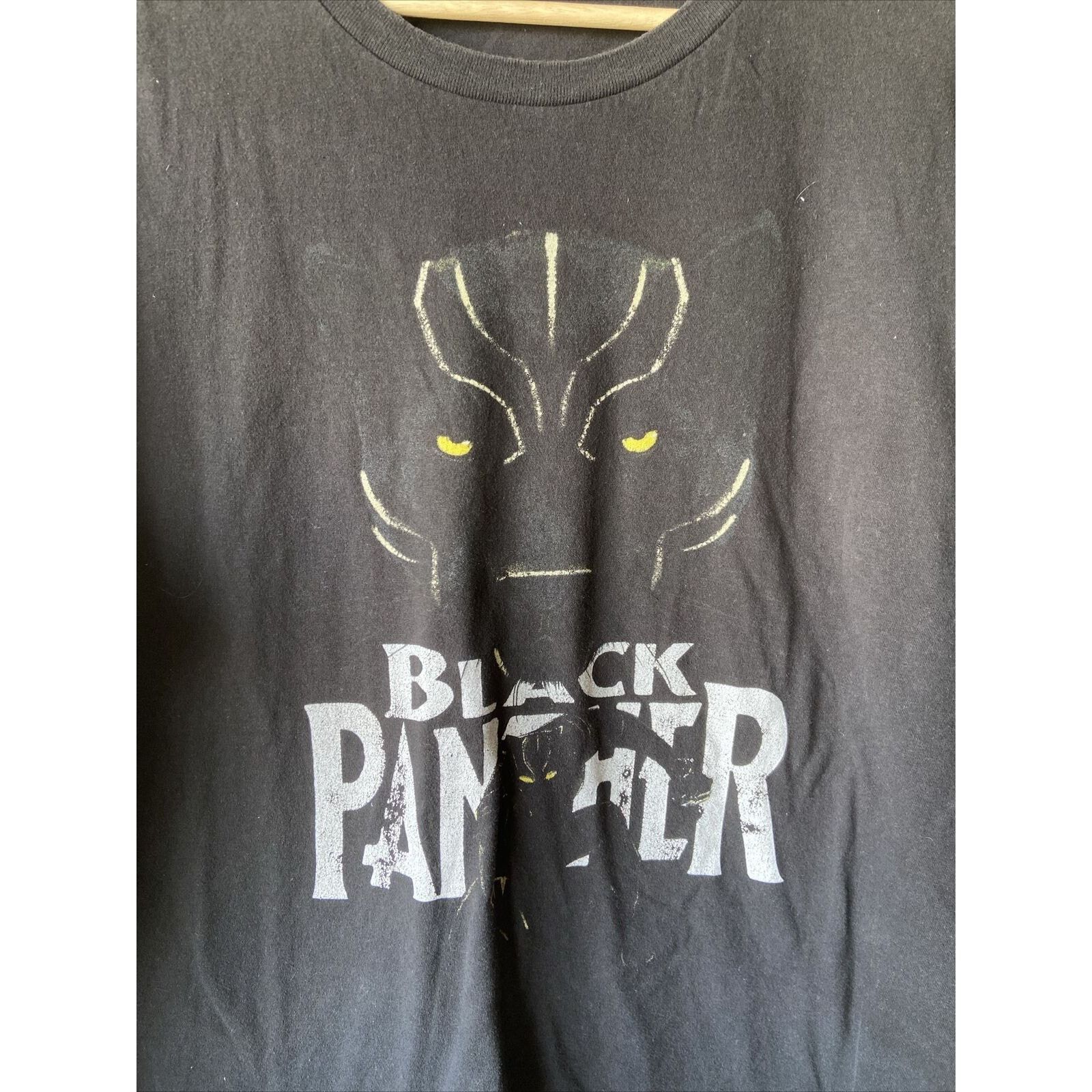 Vintage Black Panther Black Short Sleeve Delta Tag T-Shirt Size 2XL Size US XXL / EU 58 / 5 - 2 Thumbnail