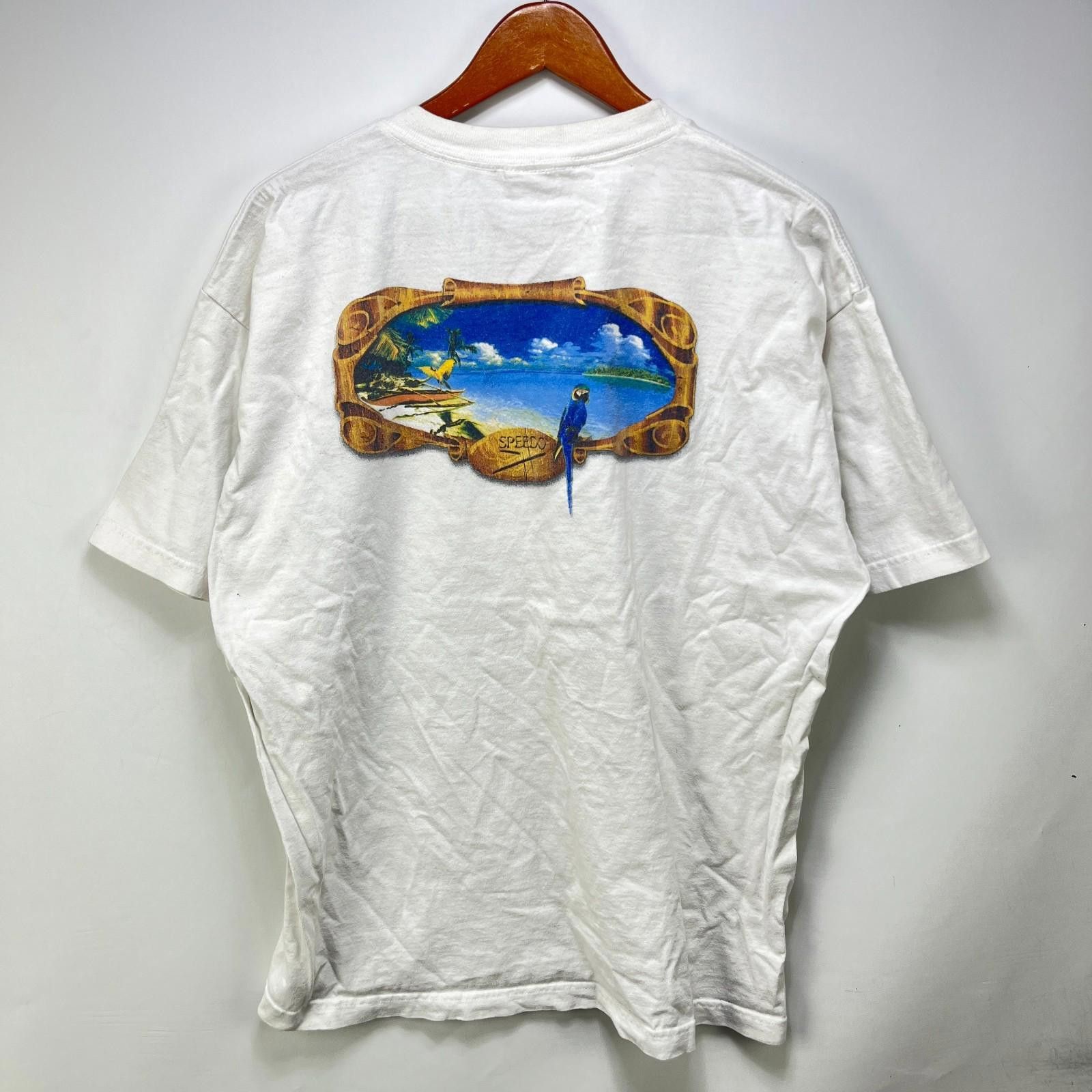 Speedo Vintage 90s Speedo Parrot T Shirt XL Size US XL / EU 56 / 4 - 1 Thumbnail