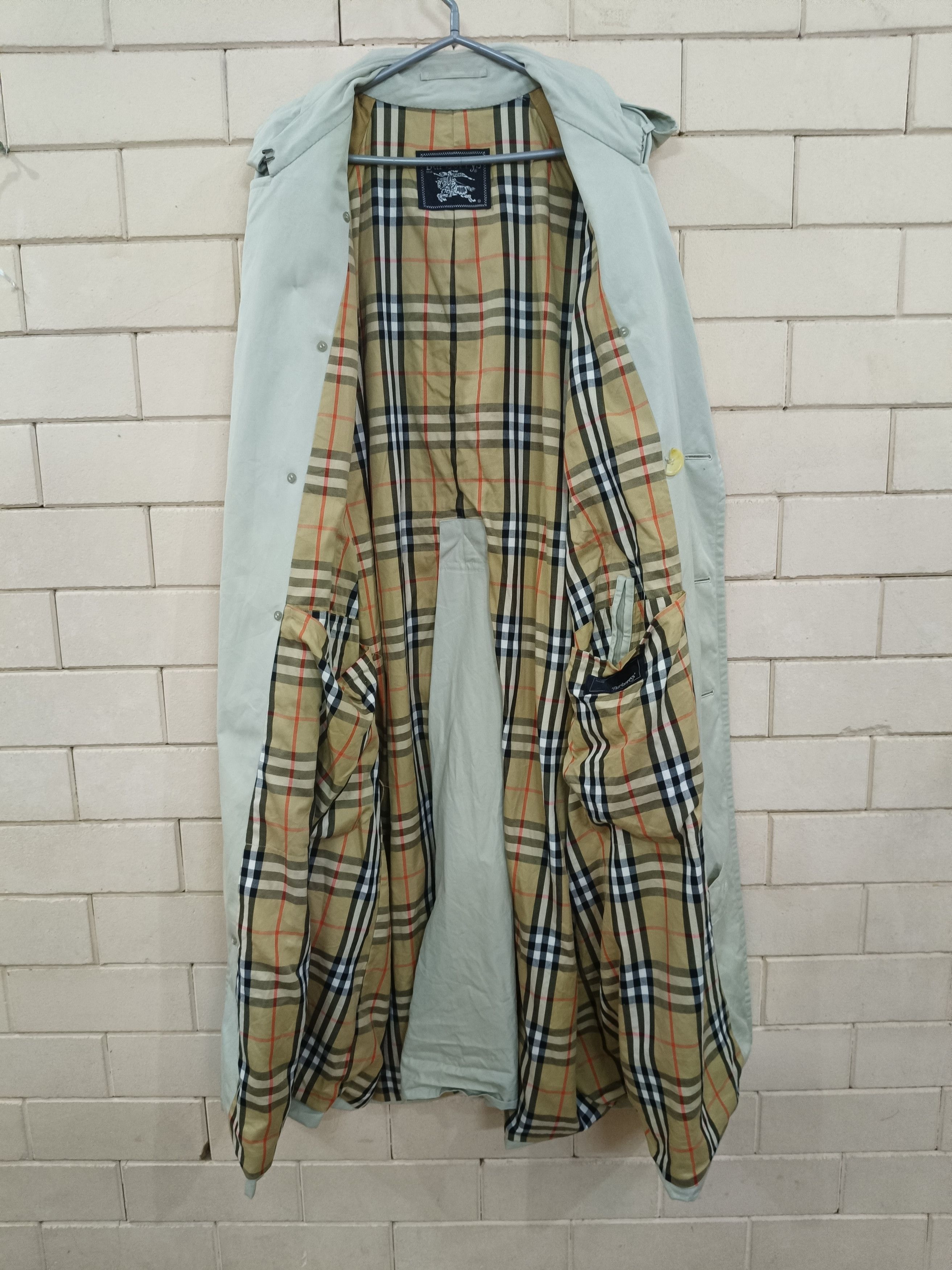 Burberry Prorsum × Vintage Burberry Prorsum BURBERRYS NOVA CHECKED TRENCH COAT JACKET Size US L / EU 52-54 / 3 - 8 Thumbnail