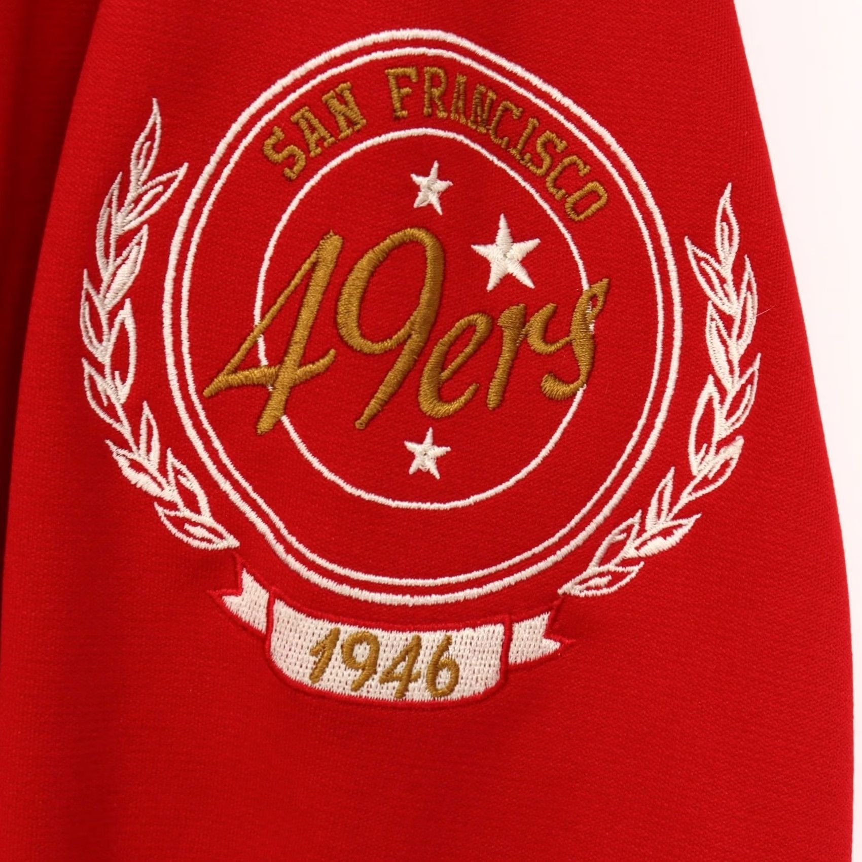 Mitchell & Ness Mitchell & Ness San Francisco 49ers Throwbacks Size S Red Varsity Bomber Jacket Size US S / EU 44-46 / 1 - 6 Thumbnail