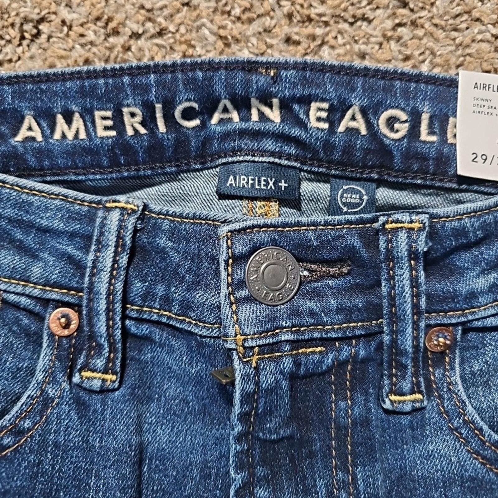 American Eagle Outfitters American Eagle Airflex+ 29/32 Skinny NWT Size US 29 - 2 Thumbnail