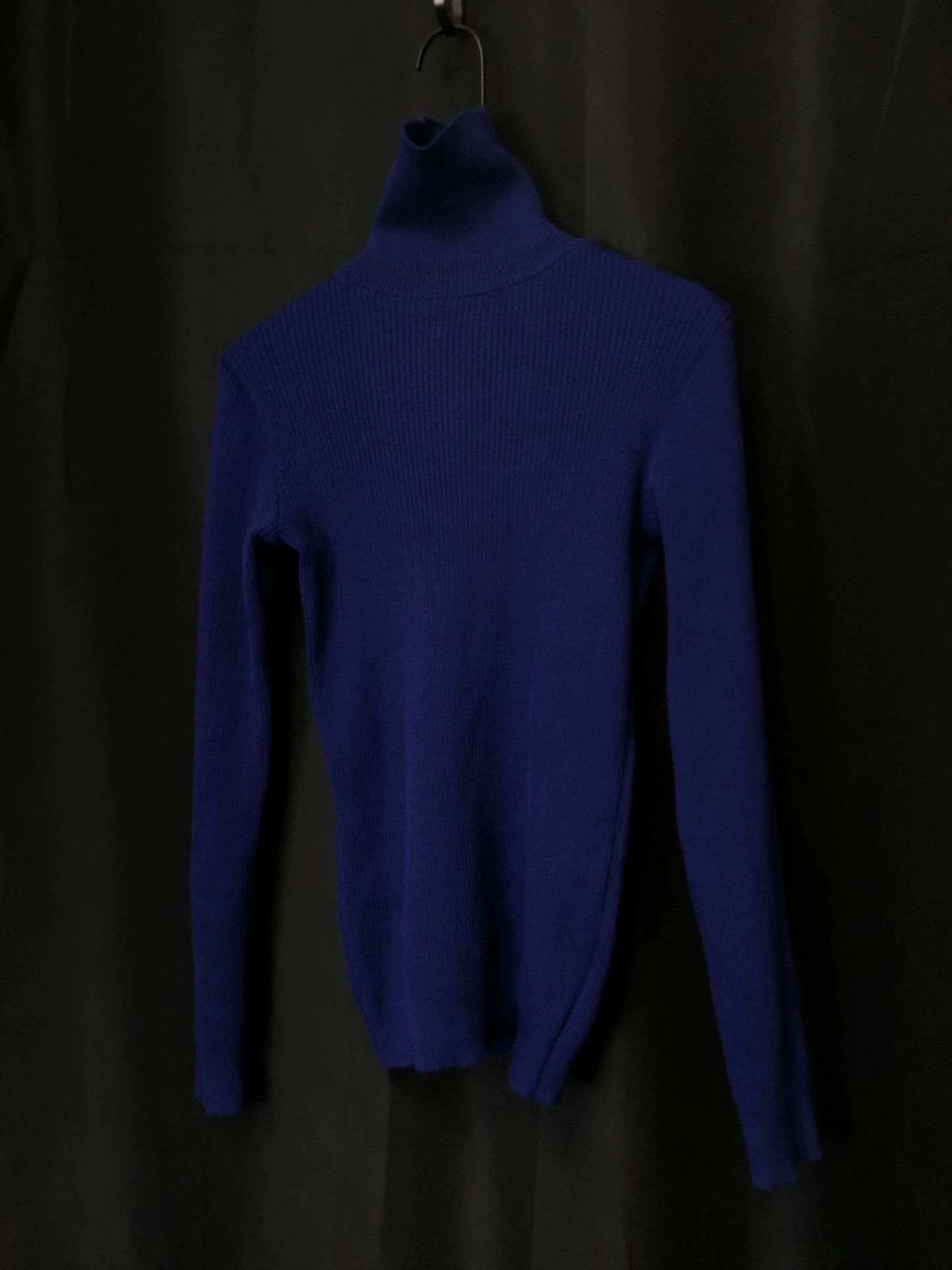 Comme des Garcons CDG 1989AW Klein Blue High Neck Wool Knit 45/62/65 Size US S / EU 44-46 / 1 - 3 Thumbnail