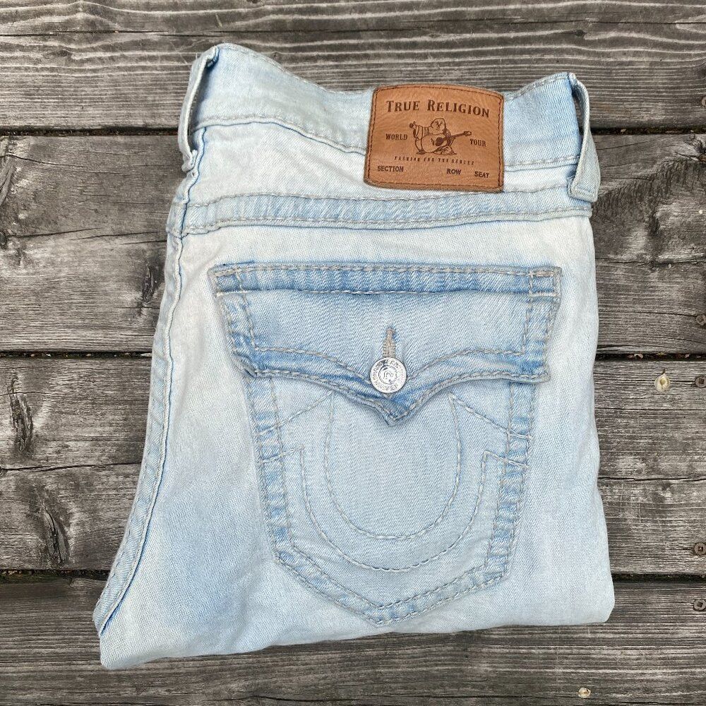 True Religion True Religion Jeans Size 34 RICKY BIG T Blue Size US 34 / EU 50 - 1 Thumbnail