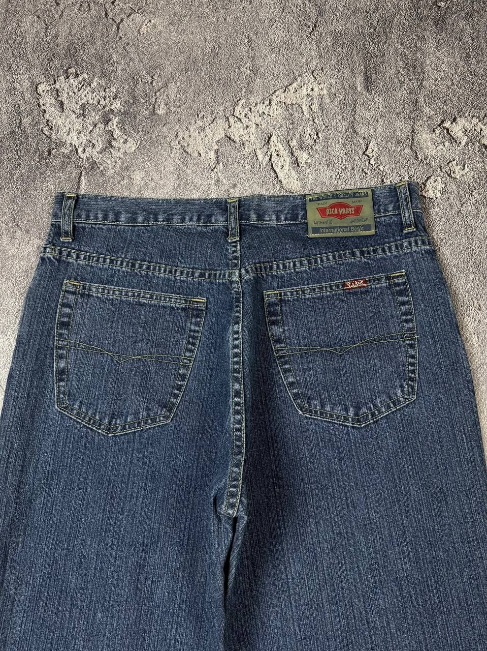 If Six Was Nine Y2K LGB Flared Bootcut Blue Denim 2000s Streetwear Size US 32 / EU 48 - 4 Thumbnail