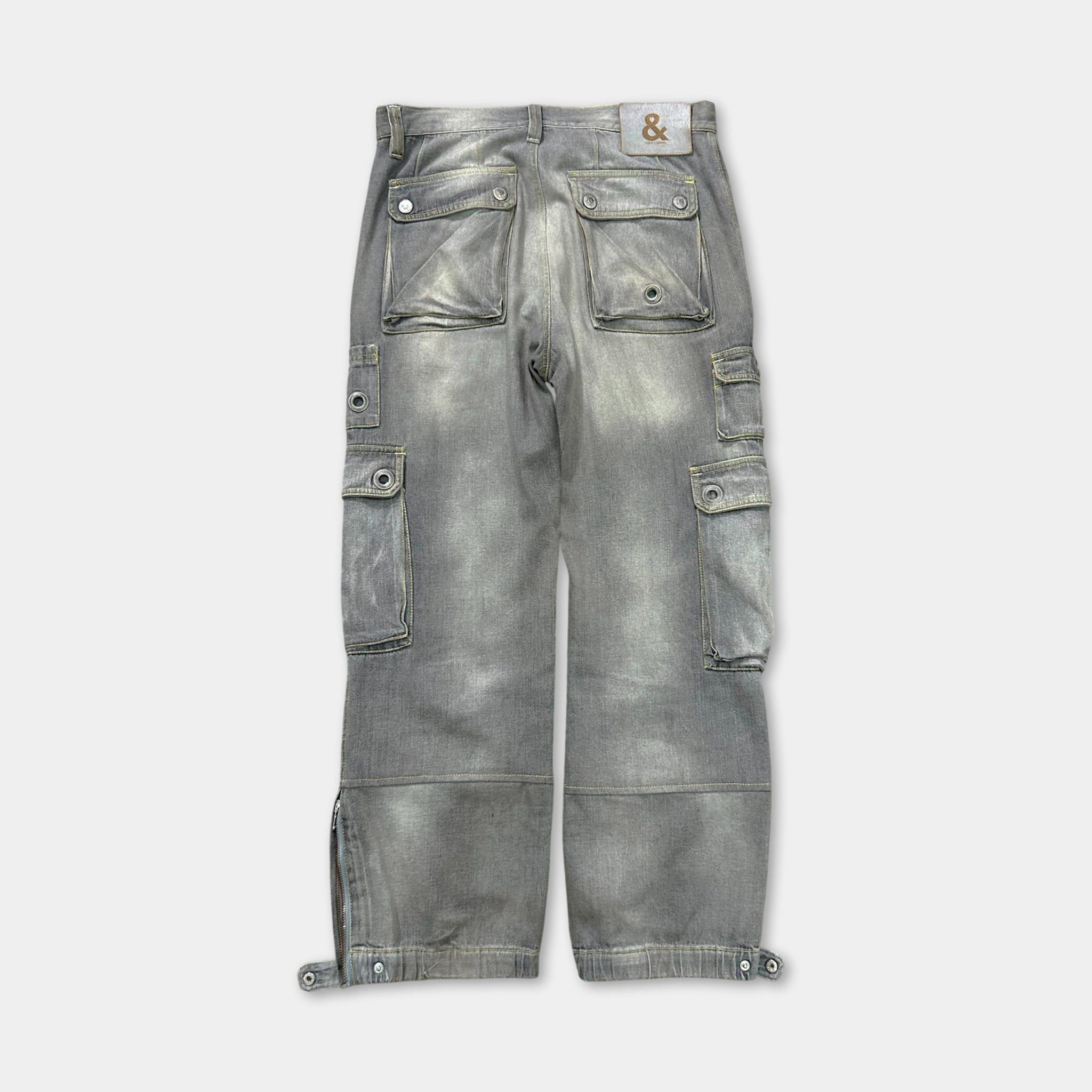 Dolce & Gabbana Dolce & Gabbana Grey Washed Cargo Pants Size US 30 / EU 46 - 5 Thumbnail