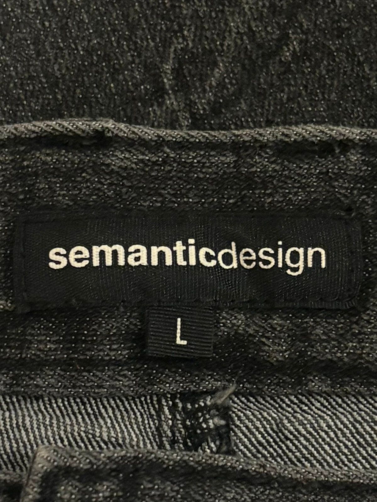 semanticdesign Japanese Brand black gradient claw mark denim jeans Size US 32 / EU 48 - 6 Thumbnail