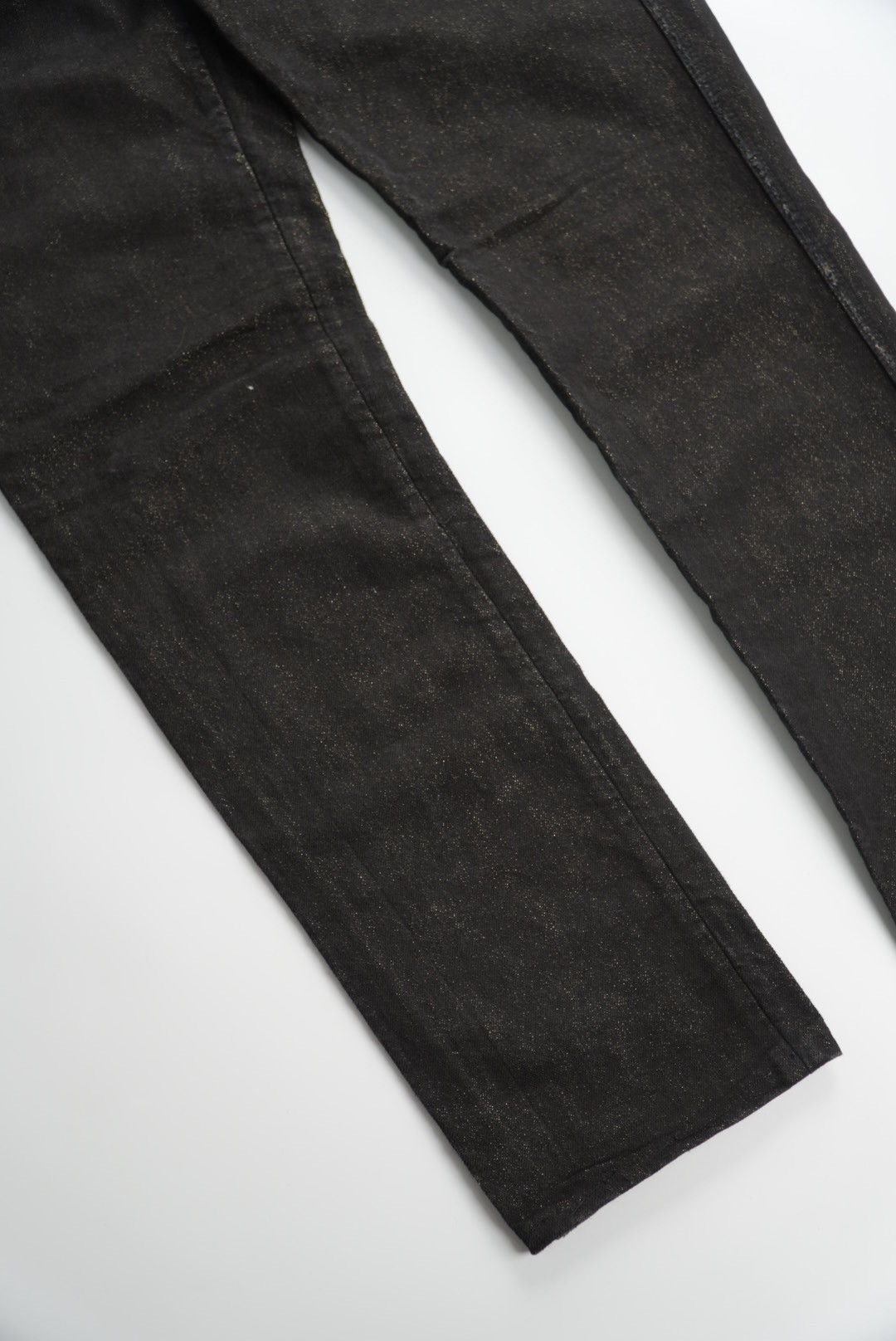 Chanel Chanel Lamé Glittered Denim Pants Size 27" / US 4 / IT 40 - 5 Thumbnail