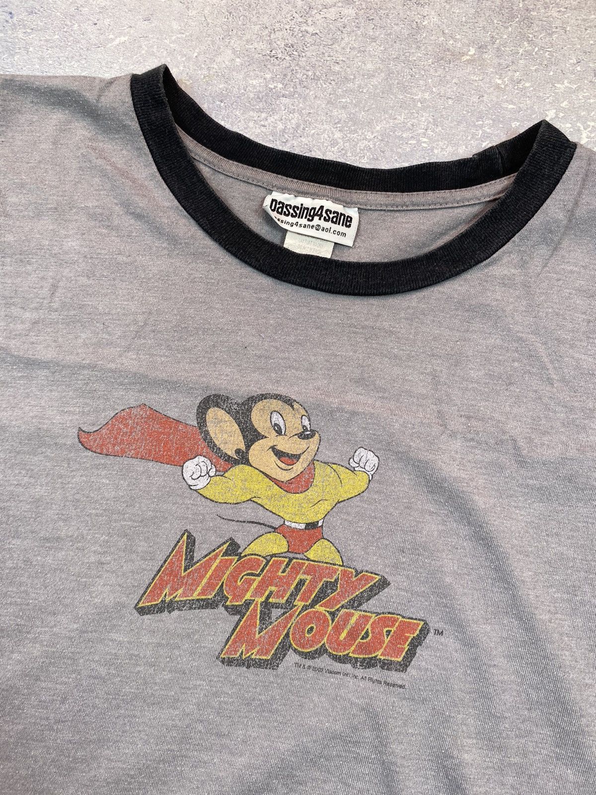 Vintage Vintage Mighty Mouse Men’s T-shirt With Big Logo 2003 Medium Size US M / EU 48-50 / 2 - 4 Thumbnail