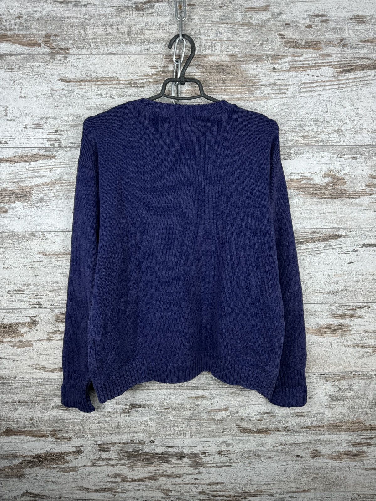 Vintage Mens Vintage Yves Saint Laurent sweater 90s YSL distressed Size US L / EU 52-54 / 3 - 13 Thumbnail