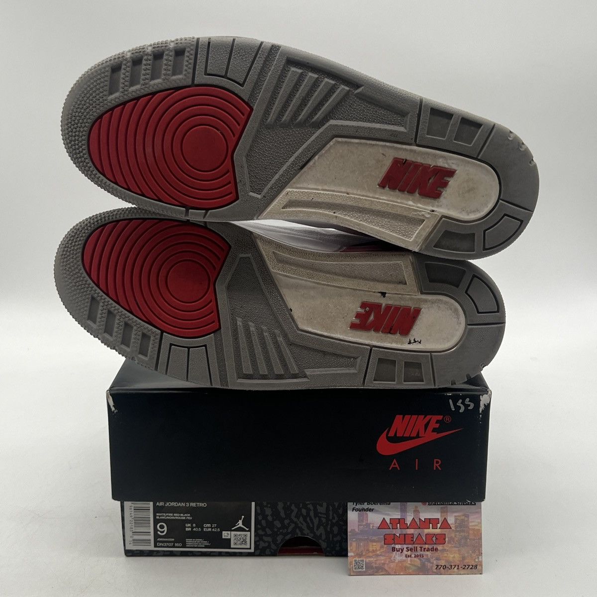 Jordan Brand Air Jordan 3 Fire Red Size US 9 / EU 42 - 8 Thumbnail