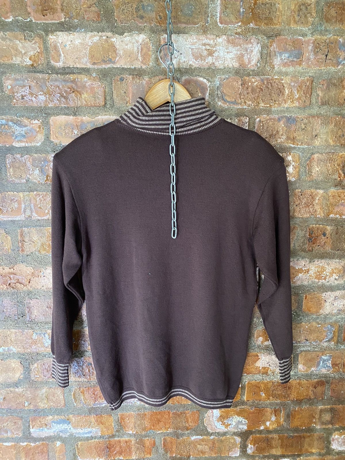 Dior 1990s Cristian Dior CD turtle neck wool jacquard Size M / US 6-8 / IT 42-44 - 10 Thumbnail