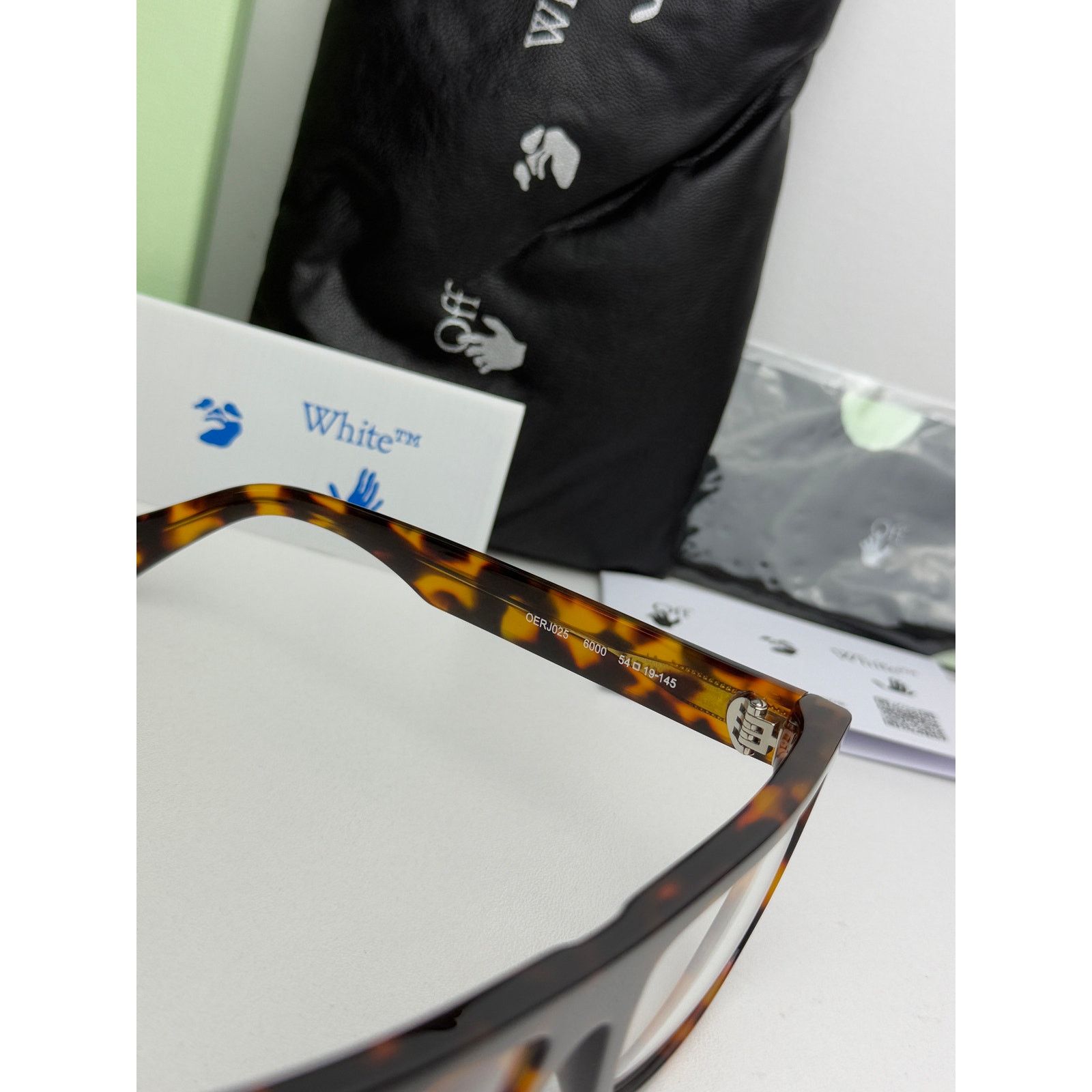 Off-White NEW Off White Style 25 Brown Bluelight Eyeglasses Frames Size ONE SIZE - 5 Thumbnail