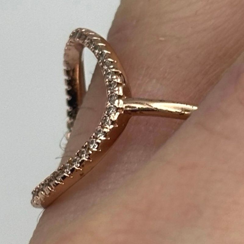 Other Rose Gold Circle Ring Size ONE SIZE - 3 Thumbnail