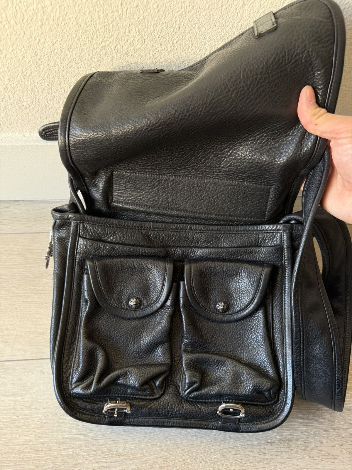 Chrome Hearts CH Tiny Gunslinger Leather Shoulder Bag Size ONE SIZE - 7 Thumbnail