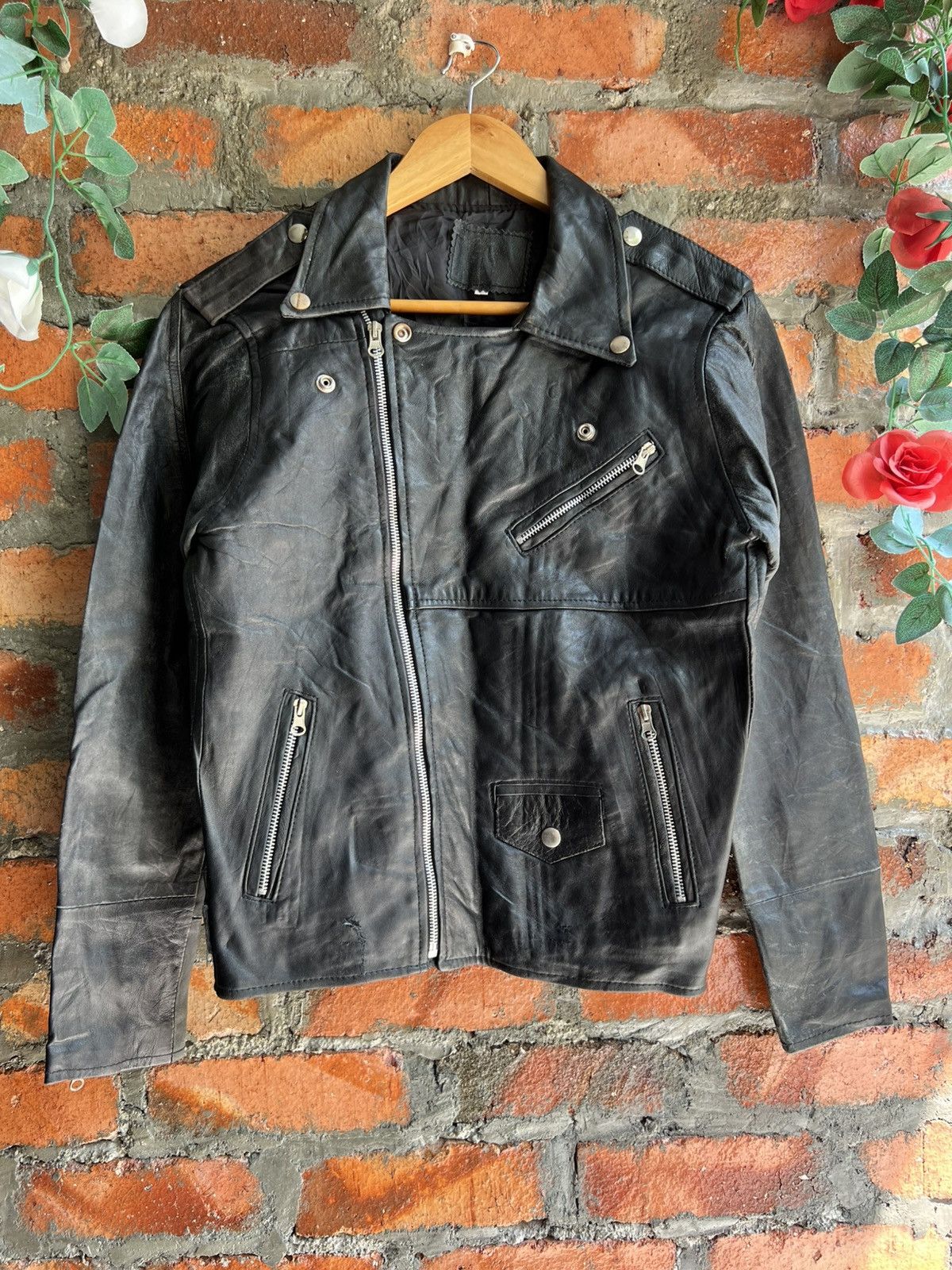 If Six Was Nine Punk’s Not Dead Leather Jacket Size US S / EU 44-46 / 1 - 3 Thumbnail