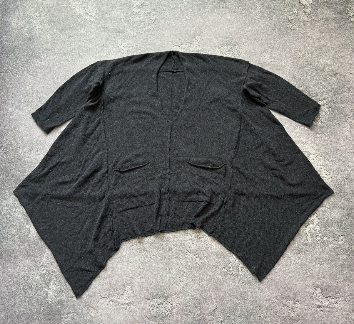Rundholz Studio B3 relaxed asymmetric sweater dress cape poncho Size S / US 4 / IT 40 - 6 Thumbnail