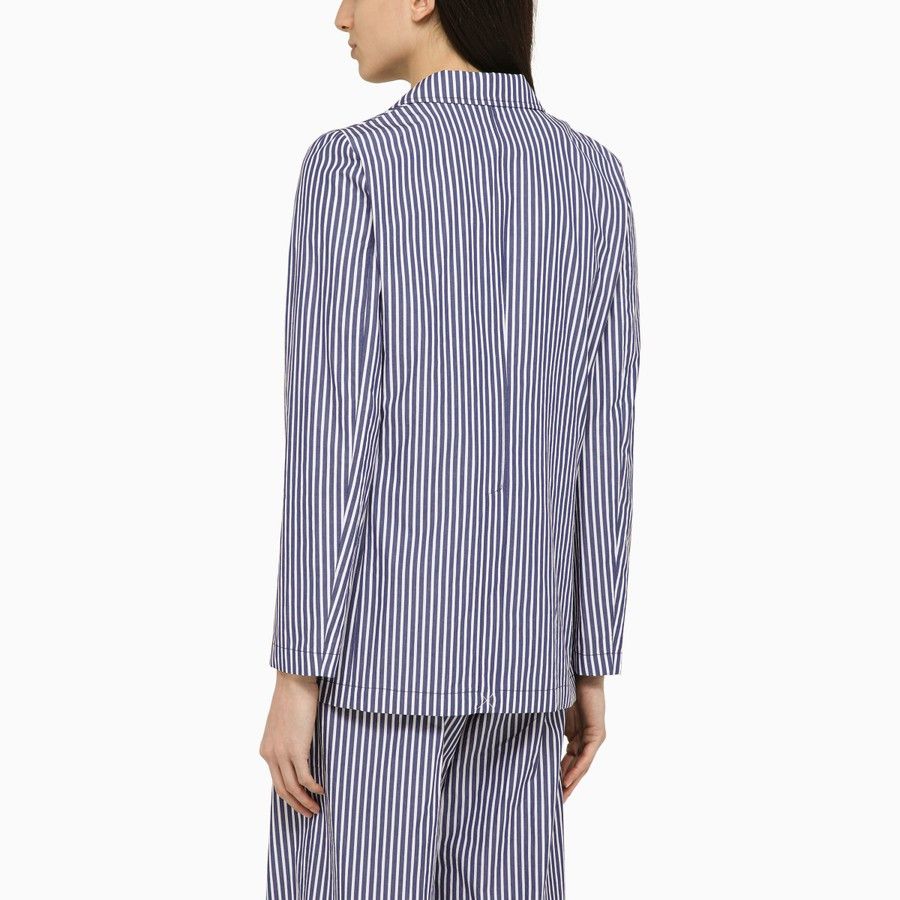 DEPARTMENT5 o1d2blof0824 Double-breasted Striped Cotton Jacket Size M / US 6-8 / IT 42-44 - 3 Thumbnail