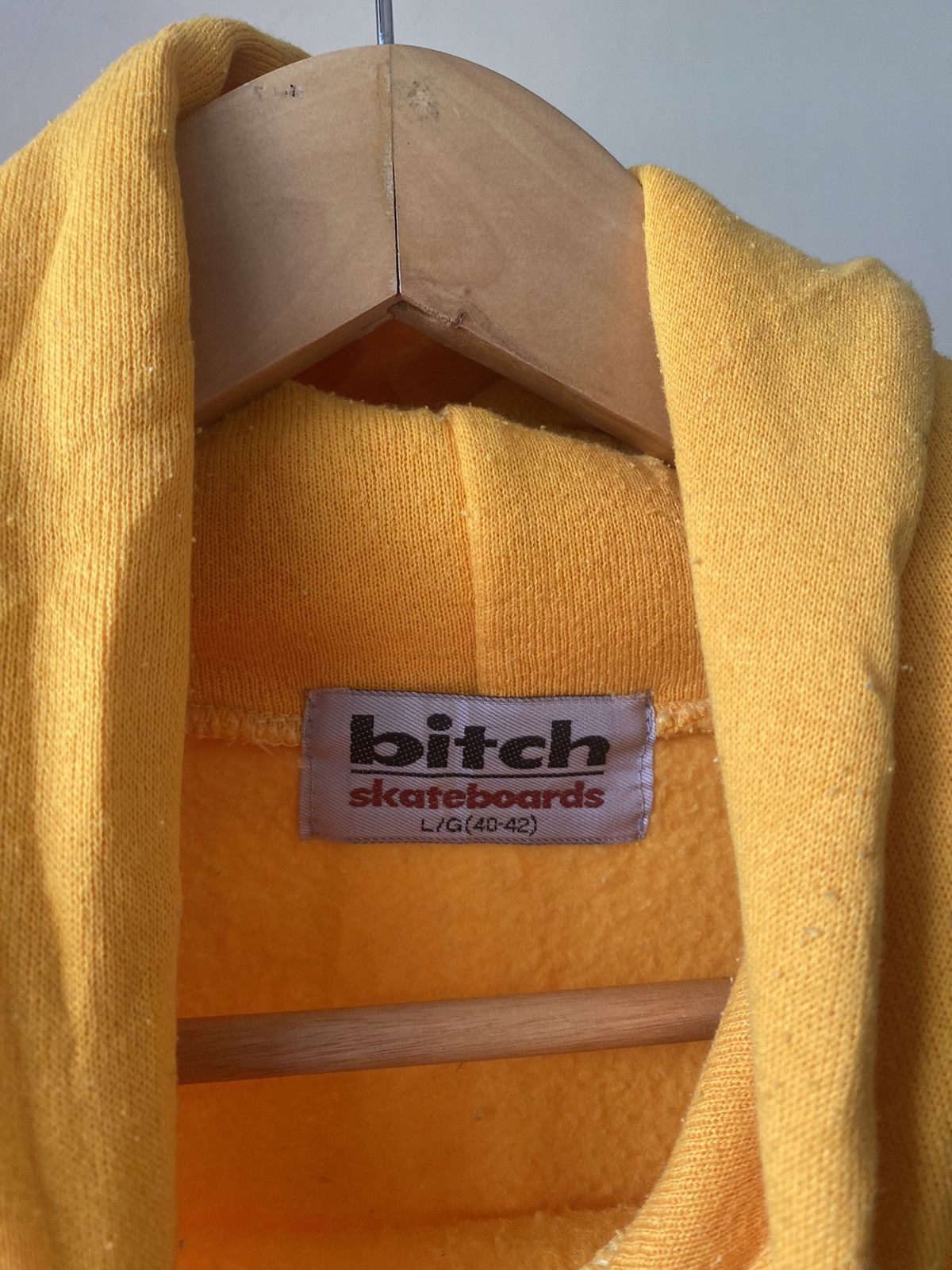 RARE☠️ BITCH SKATEBOARD PULLOVER HOODIE 90s SKATE