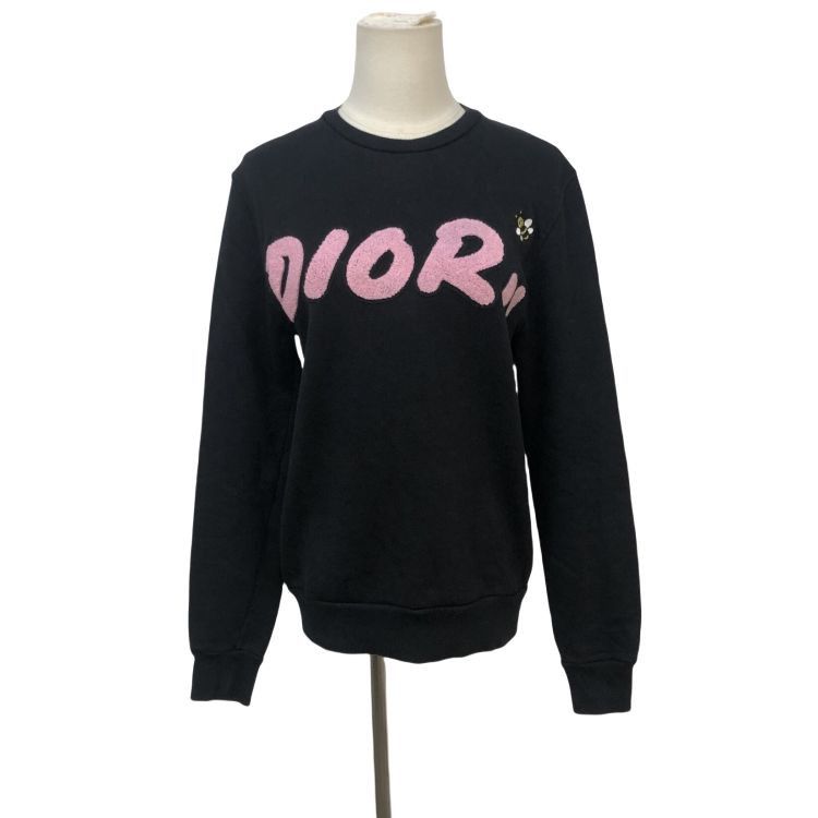Dior Dior Pink Logo Patch Sweatshirt Size 3XS Size XXS / US 00 / IT 34 - 1 Thumbnail
