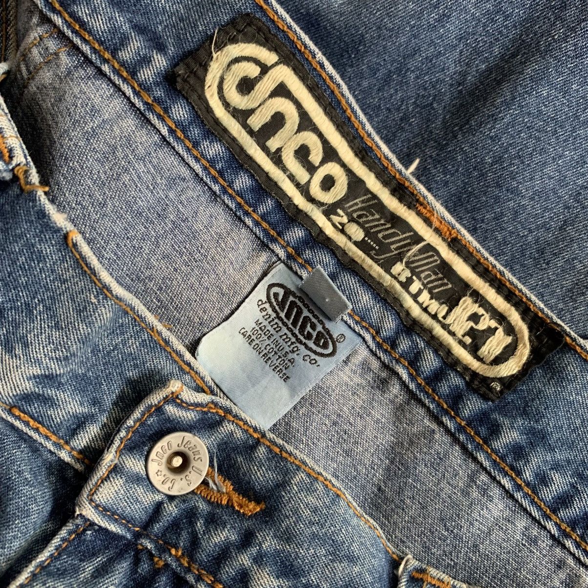 JNCO Y2K JNCO handy Man Big Pocket Reflective Baggy Jeans Pants Size US 36 / EU 52 - 10 Thumbnail