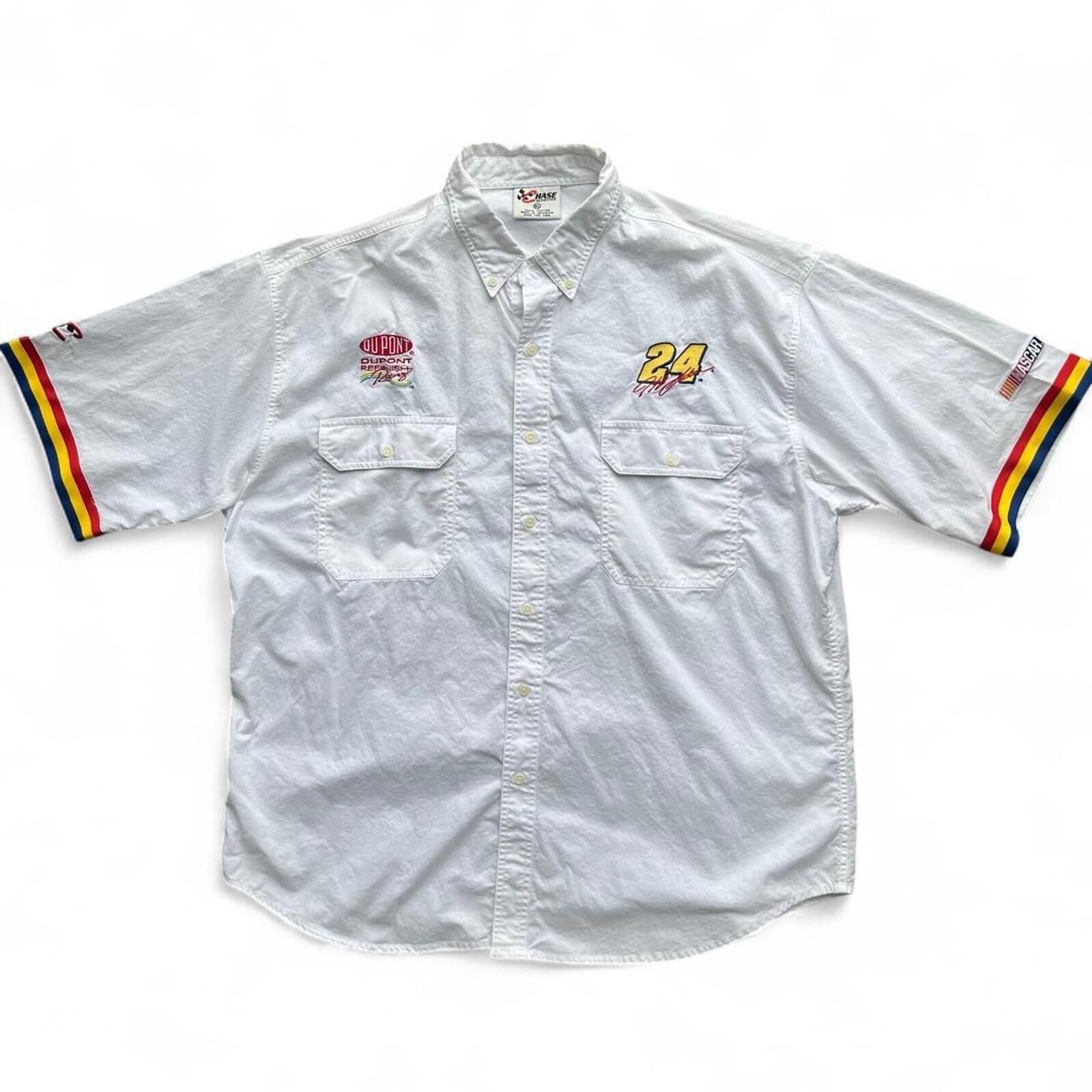 Chase Authentics Chase Authentic Dupont Racing Button Shirt 24 Jeff Gordon Size US XL / EU 56 / 4 - 1 Thumbnail