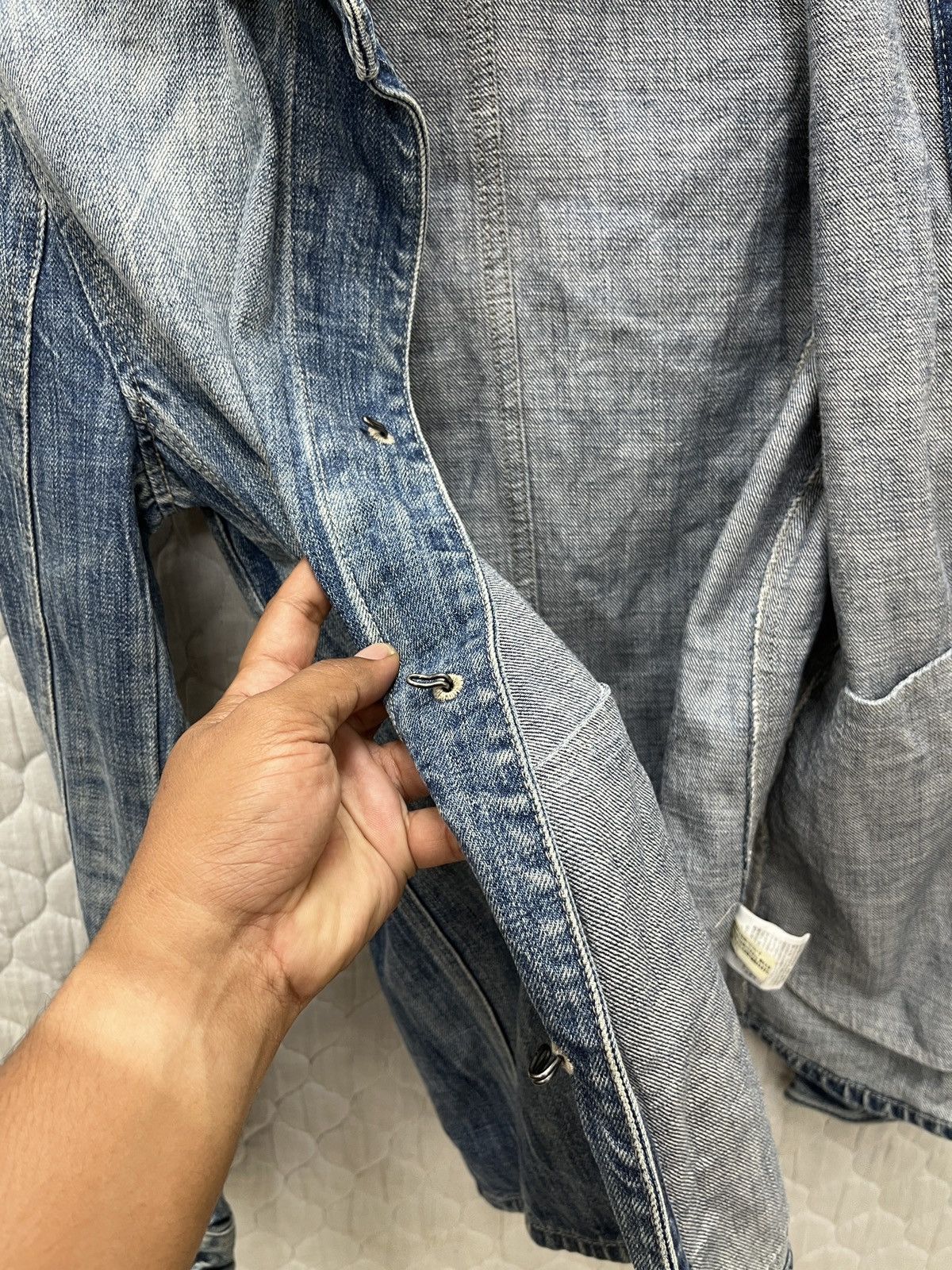 Schlussel 🔥🔥🔥STEALS SCHLUSSEL DENIM JACKET Size US S / EU 44-46 / 1 - 11 Thumbnail