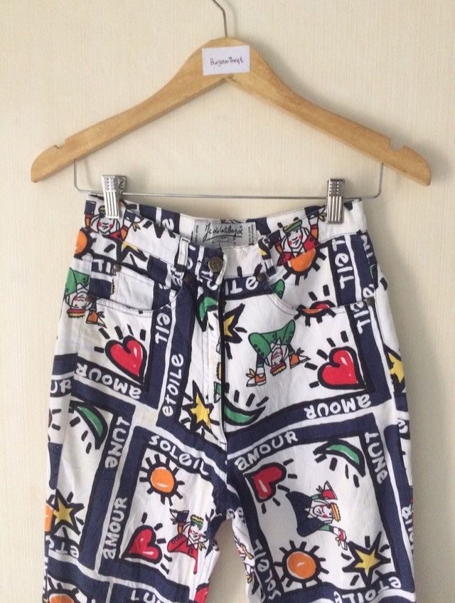 Jean Charles De Castelbajac Vintage Jean Charles De Castelbajac Printed Pants Size 26" / US 2 / IT 38 - 12 Thumbnail