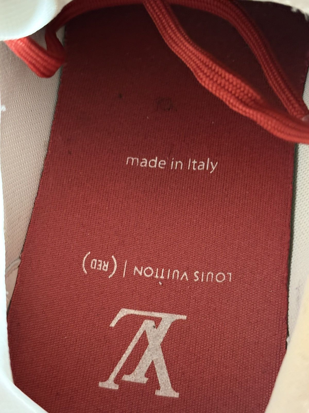 Louis Vuitton Louis Vuitton Red White Monogram Trainers - Size 7.5LV Size US 9 / EU 42 - 7 Thumbnail