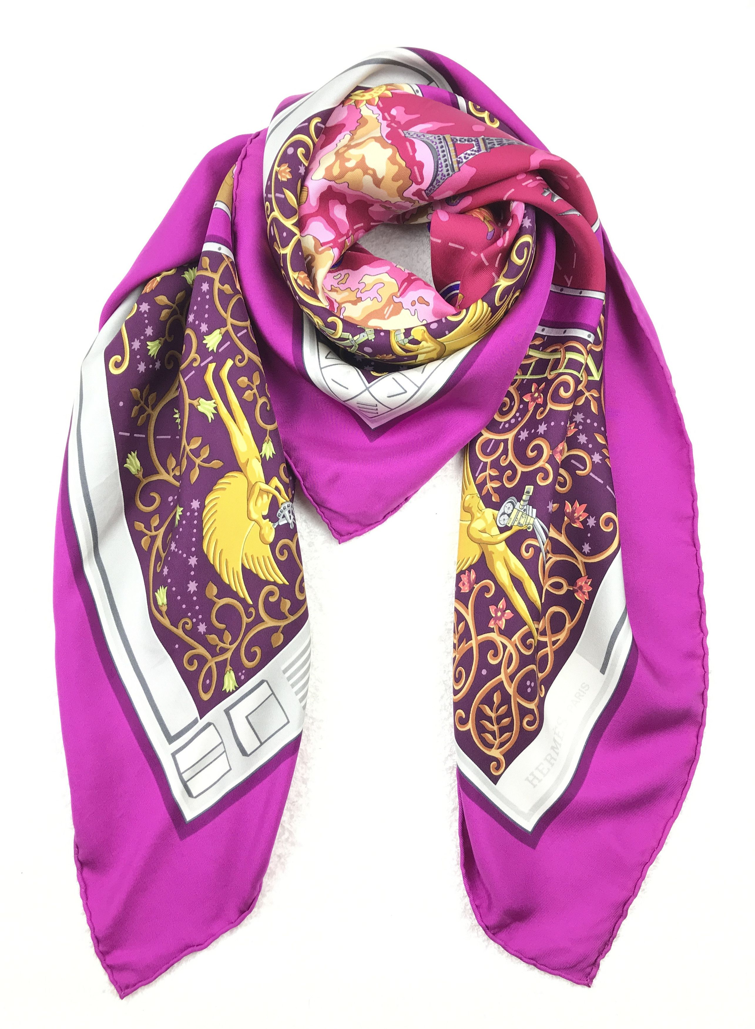 Hermes Vintage Hermes Silk Scarf Size ONE SIZE - 5 Thumbnail