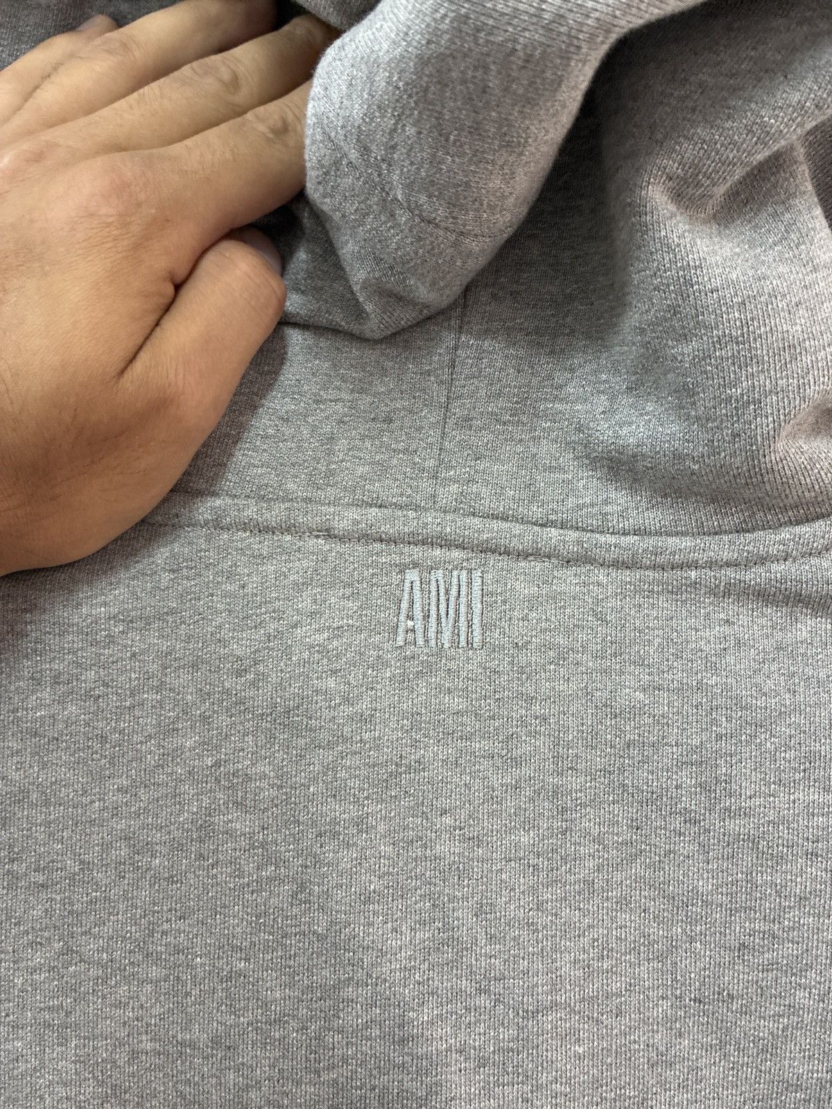 AMI Hoodie Ami Paris Ami De Coeur grey Size US S / EU 44-46 / 1 - 9 Thumbnail