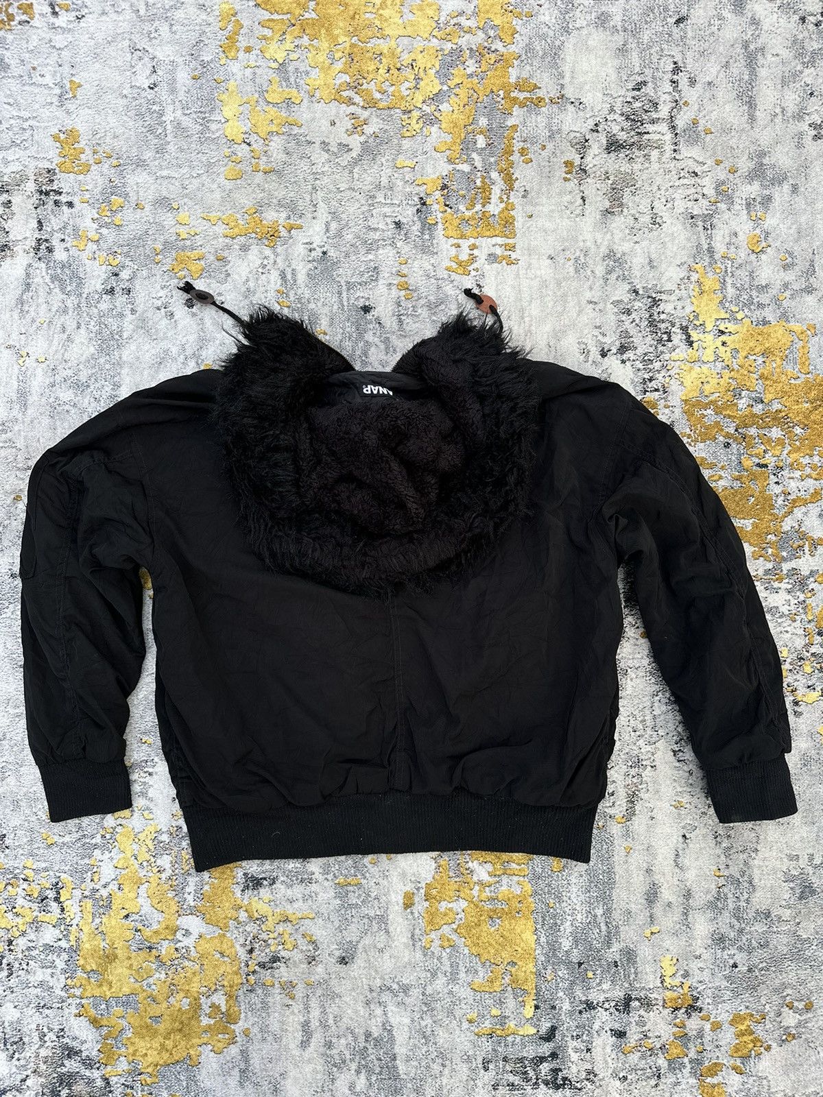 ANAP BLACK FUR JACKET Playboi Carti Style Archive IFSIX LGB