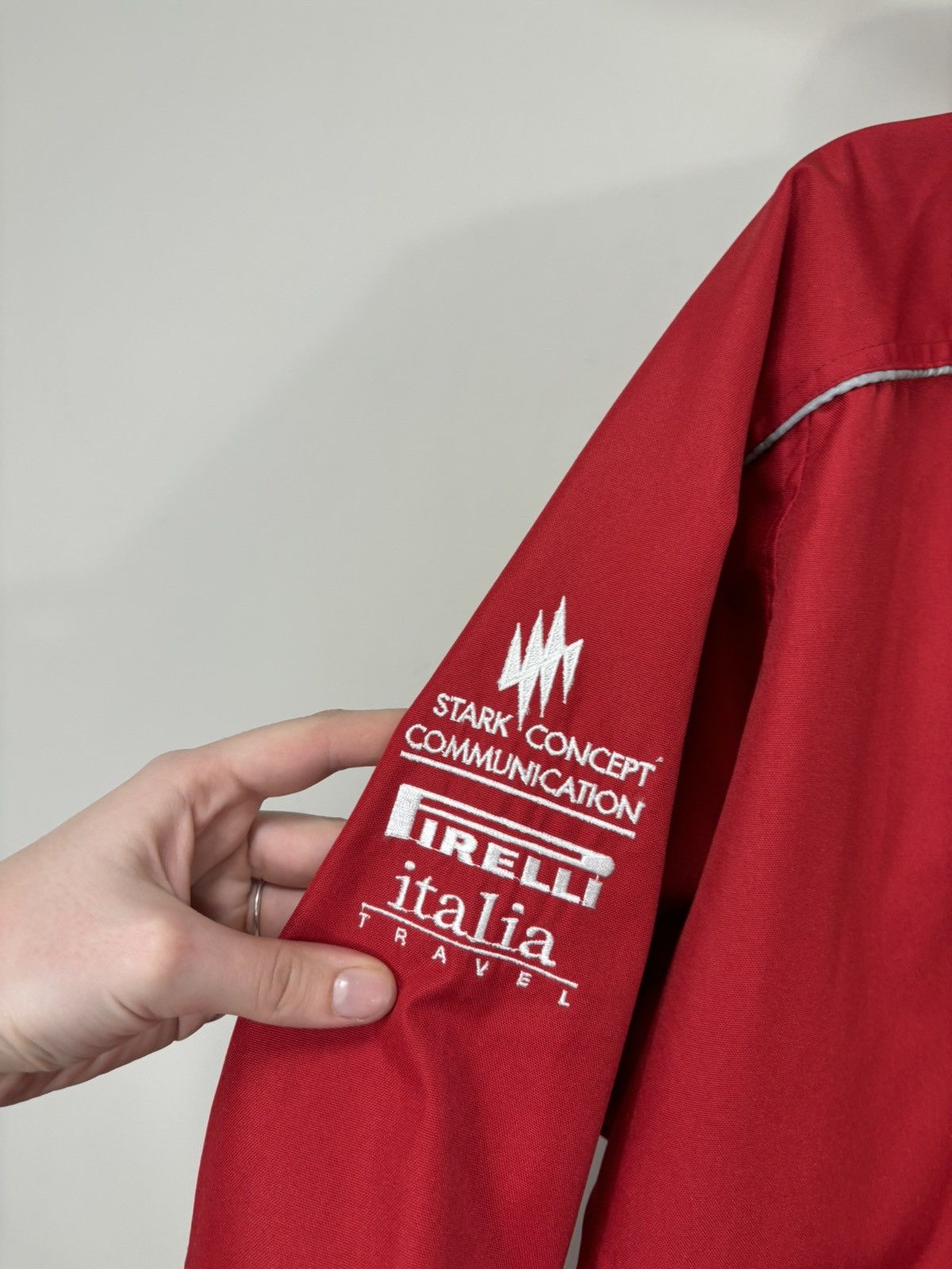 Ferrari Ferrari F1 Team Printer Men’s Red Windbreaker Racing Jacket Size US M / EU 48-50 / 2 - 10 Thumbnail