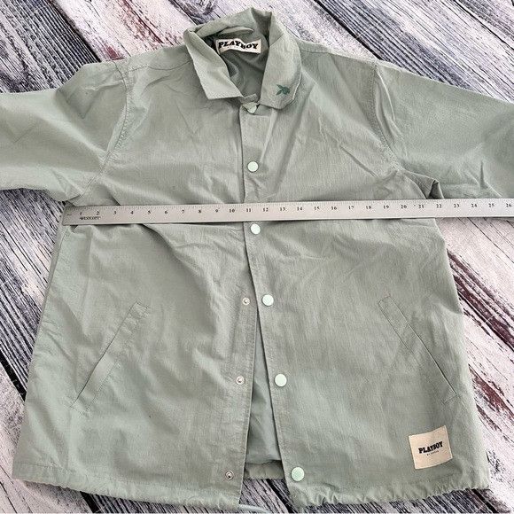 Playboy Playboy by Pacsun Green Snap Button Jacket Size US S / EU 44-46 / 1 - 8 Thumbnail