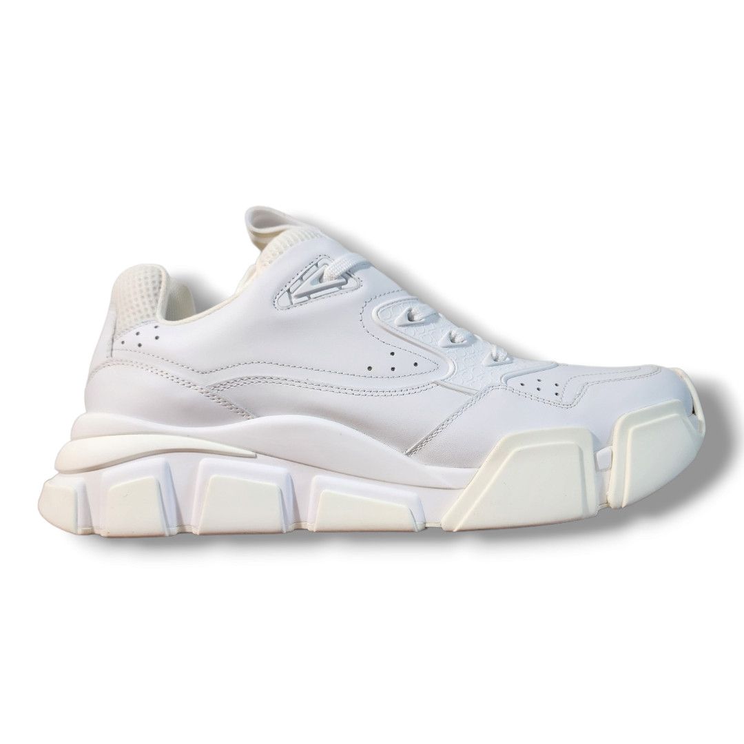 Salvatore Ferragamo Ferragamo White Booster Sneaker Men's Size 7/Women's Size 9 Size US 7 / EU 40 - 2 Thumbnail
