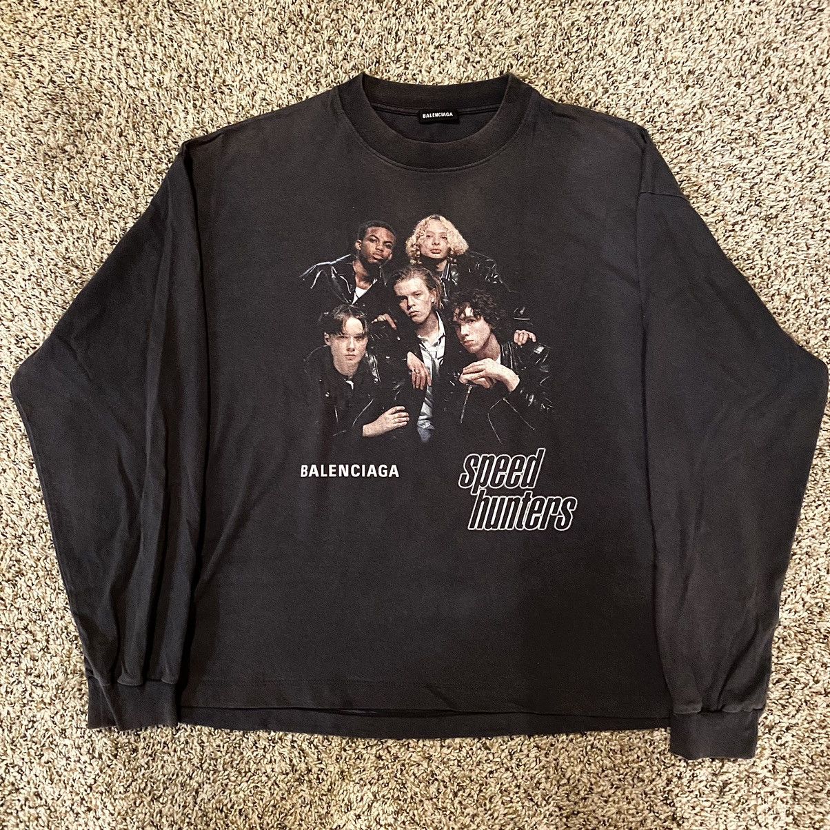 Balenciaga [RARE] Balenciaga Speedhunters Long Sleeve T-Shirt Tee 