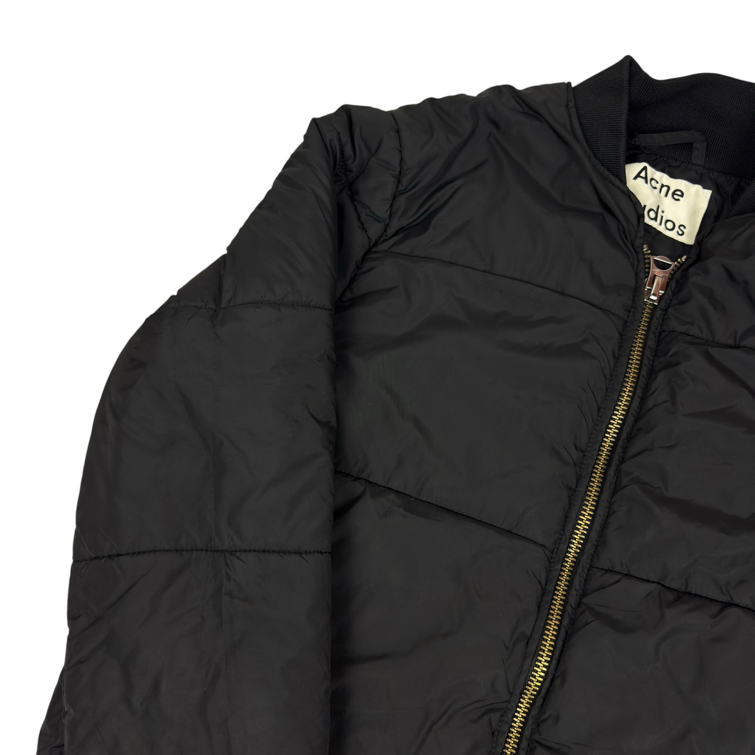 Acne Studios Acne Studios Sophia Men's Black Full Zip Bomber Jacket 38 Size US S / EU 44-46 / 1 - 3 Thumbnail