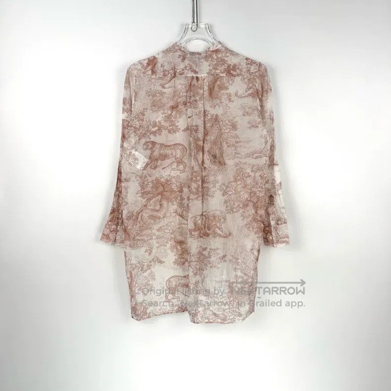 Dior Dior Nude pink embroidered bee shirt Size XXS / US 00 / IT 34 - 4 Thumbnail