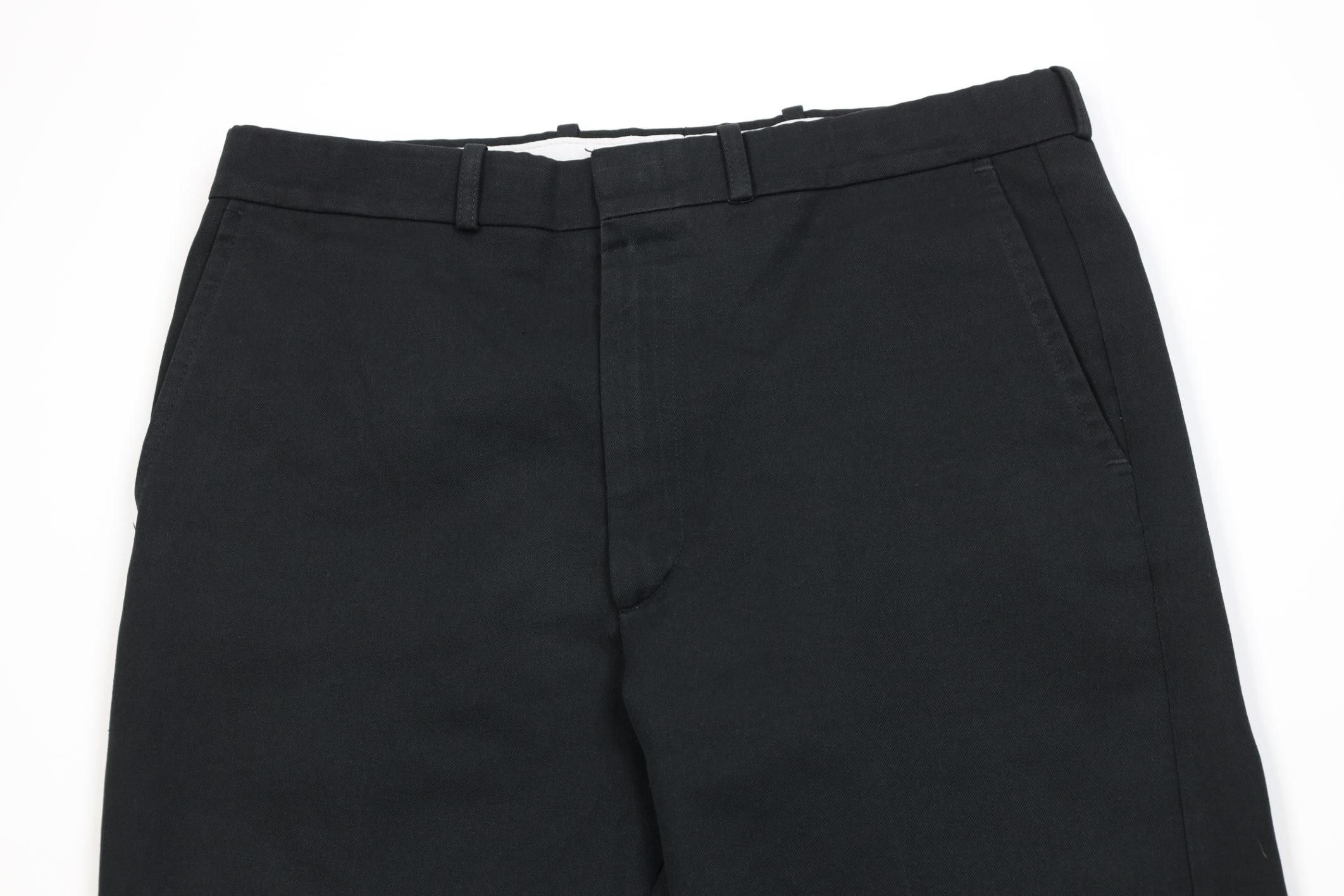Vintage Vintage 70s Streetwear Flared Wide Leg Chino Pants Black USA Size US 32 / EU 48 - 2 Thumbnail