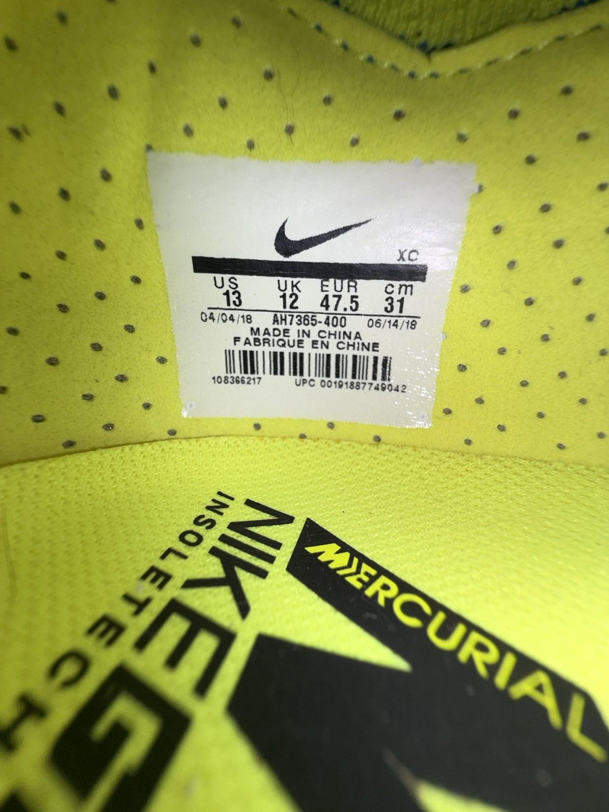 Nike Nike Mercurial Superfly 6 Elite Size US 13 / EU 46 - 10 Thumbnail